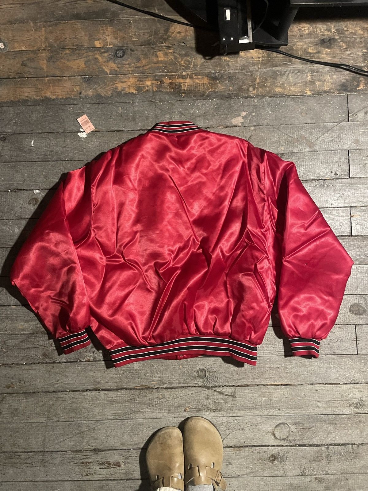 NBA × Swingster × Vintage Vintage 90s Swingster Chicago Bulls Light Jacket Size US XL / EU 56 / 4 - 5 Thumbnail