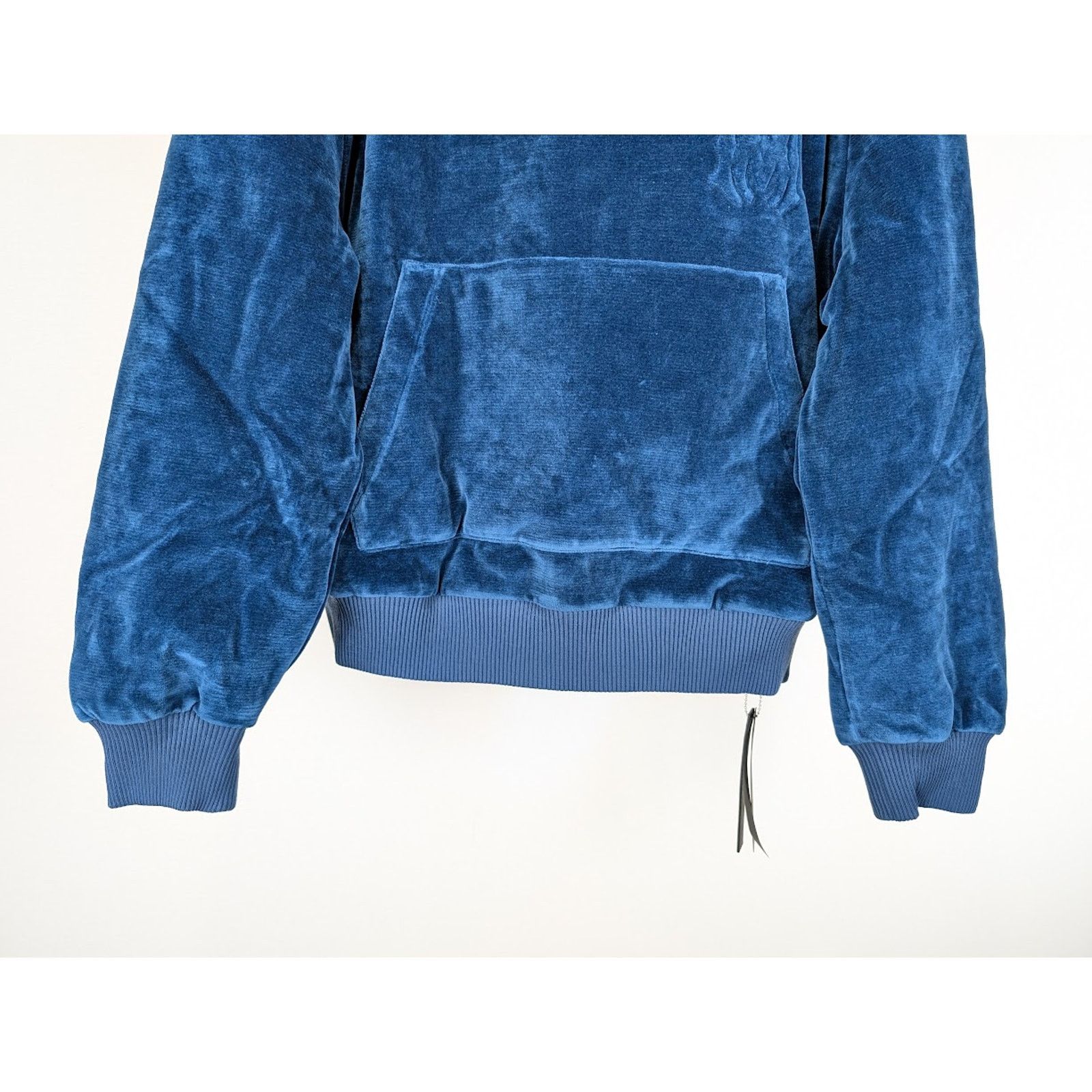 Amiri o1rshd1 Velour Hoodie in Blue Size US XL / EU 56 / 4 - 6 Thumbnail