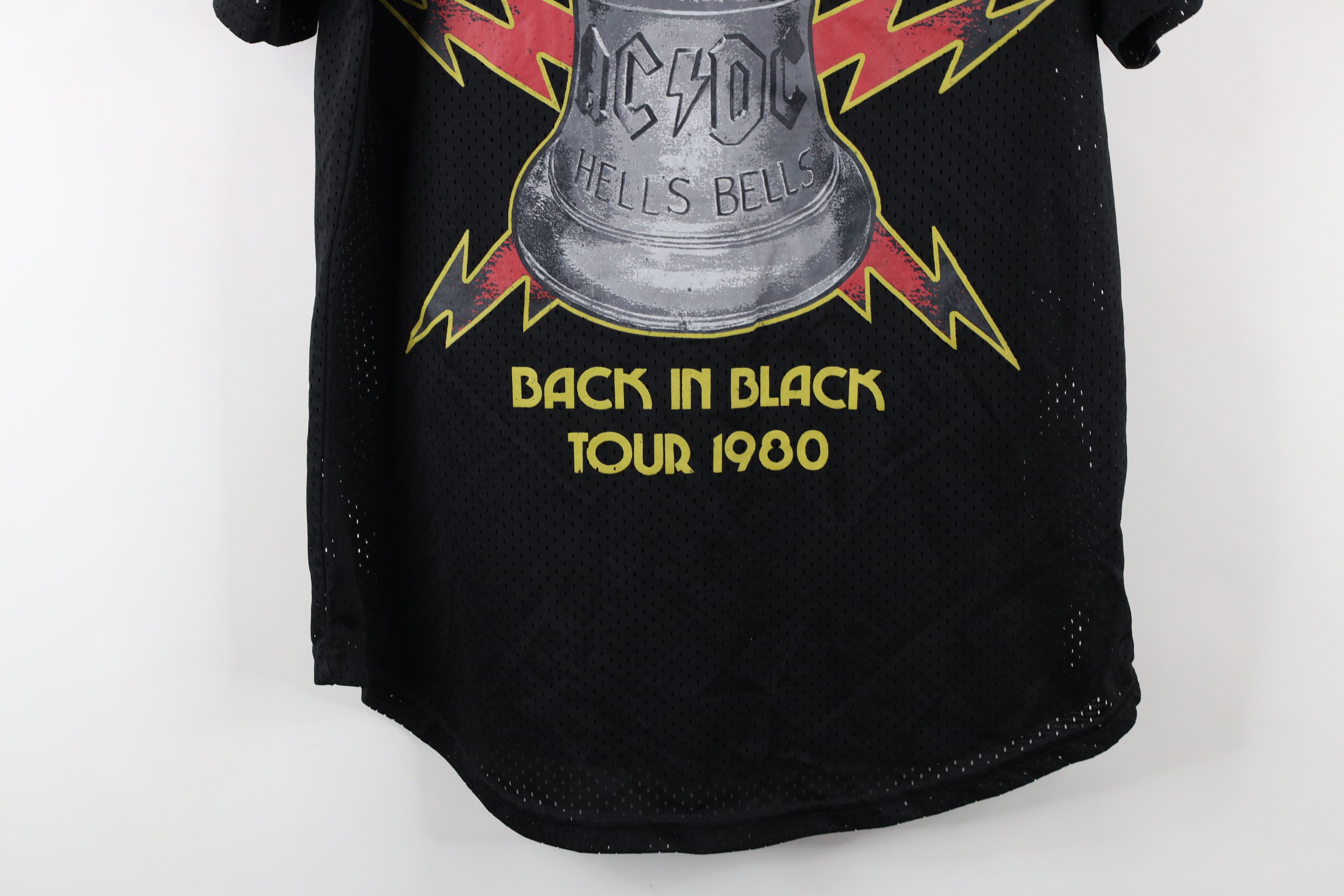 Vintage Retro In Black Hells Bells Tour ACDC Band Baseball Jersey Size US S / EU 44-46 / 1 - 11 Thumbnail