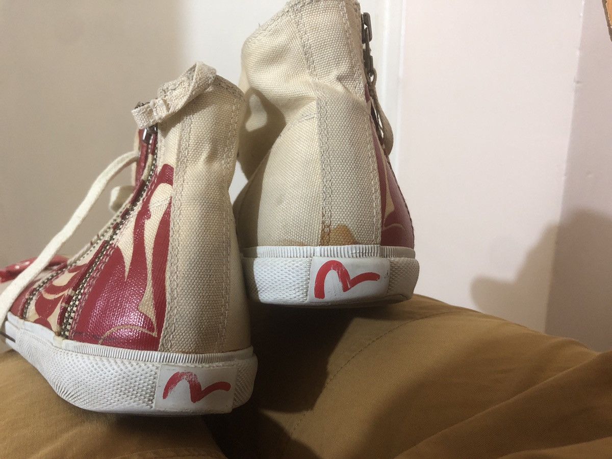 Evisu × Vintage Vintage Evisu high Top Sneakers Size US 10.5 / EU 43-44 - 12 Thumbnail