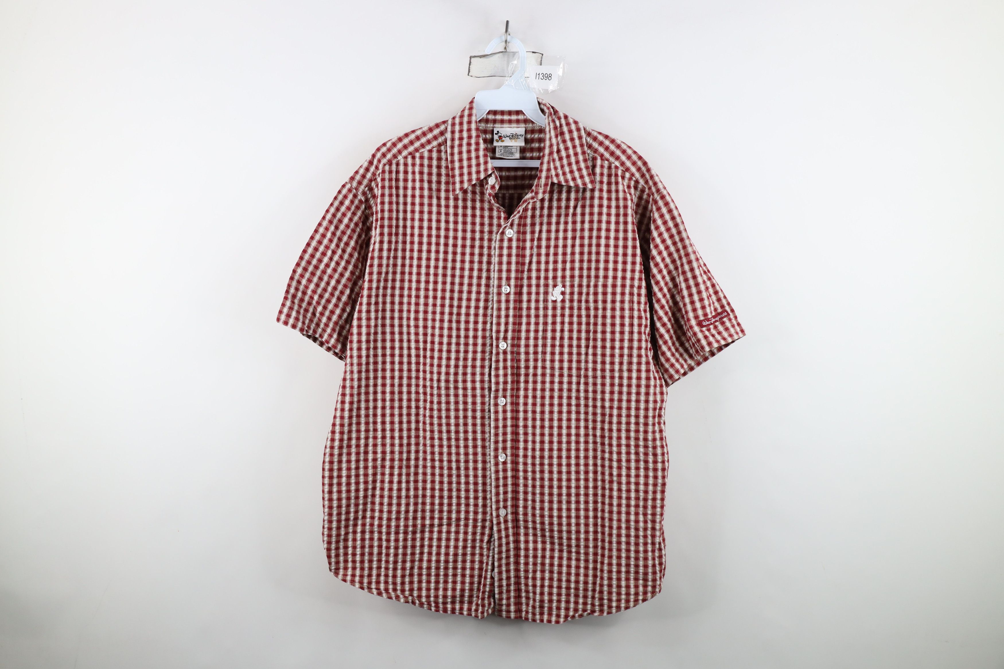 Disney Vintage 90s Disney Mickey Mouse Short Sleeve Button Shirt Size US M / EU 48-50 / 2 - 1 Thumbnail