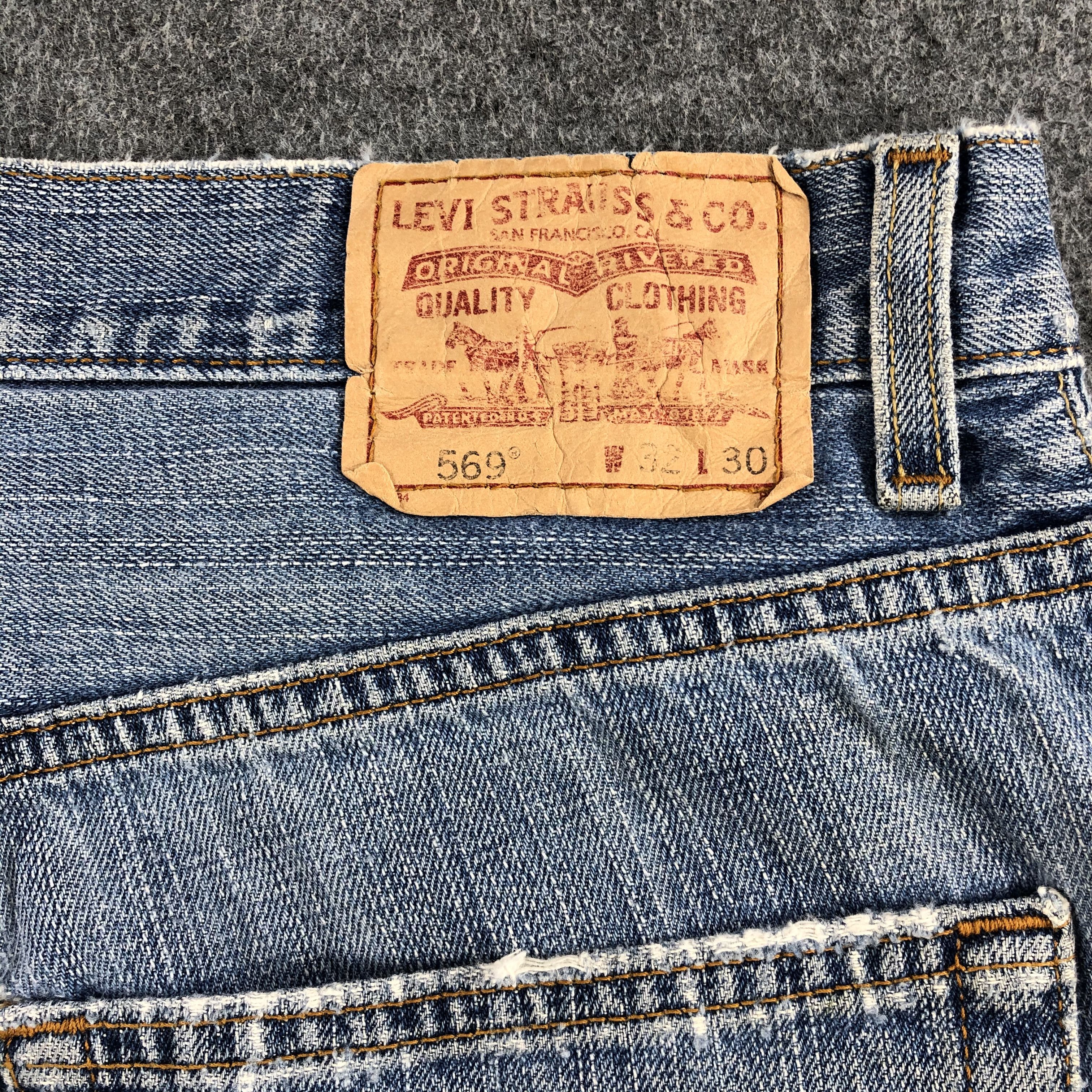 Levi's Vintage Blue Wash Levis 569 Jeans-J1697 Size US 34 / EU 50 - 5 Thumbnail