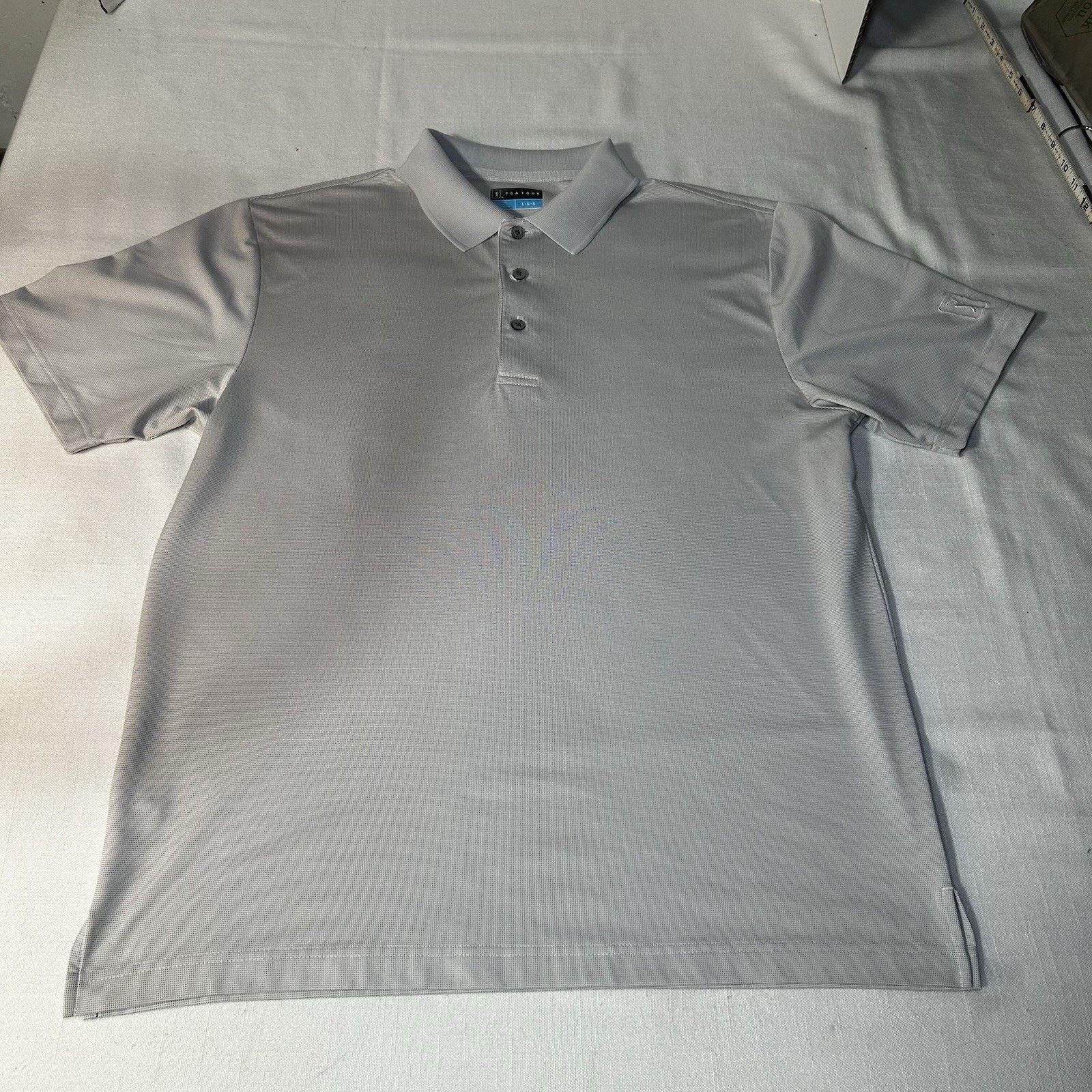 PGA Tour PGA Tour Mens Airflux Gray Polo Golf Shirt Casual - Large Size US L / EU 52-54 / 3 - 1 Thumbnail