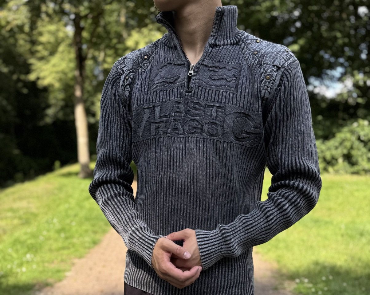 Other Lyjeassion Gothic Knit Halfzip Sweater Y2K Size US M / EU 48-50 / 2 - 1 Thumbnail