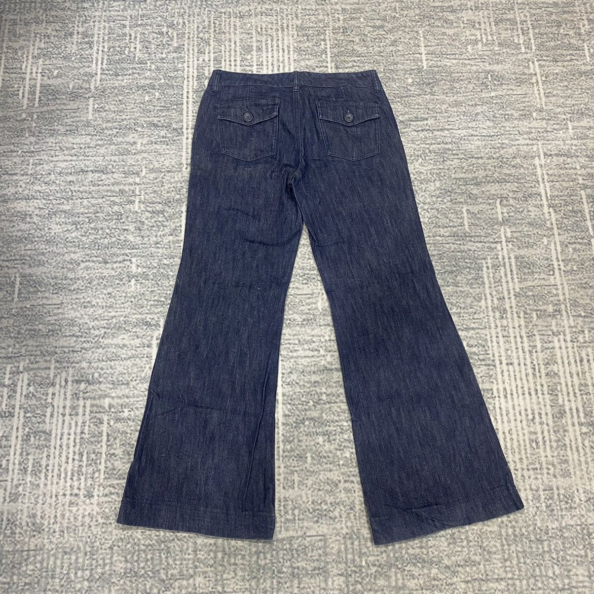 Hysteric Glamour × Japanese Brand × Le Grande Bleu (L.G.B.) Super Flare☠️ NY Indigo Bootcut Jeans Cowboy Punk Vintage Size US 32 / EU 48 - 2 Thumbnail