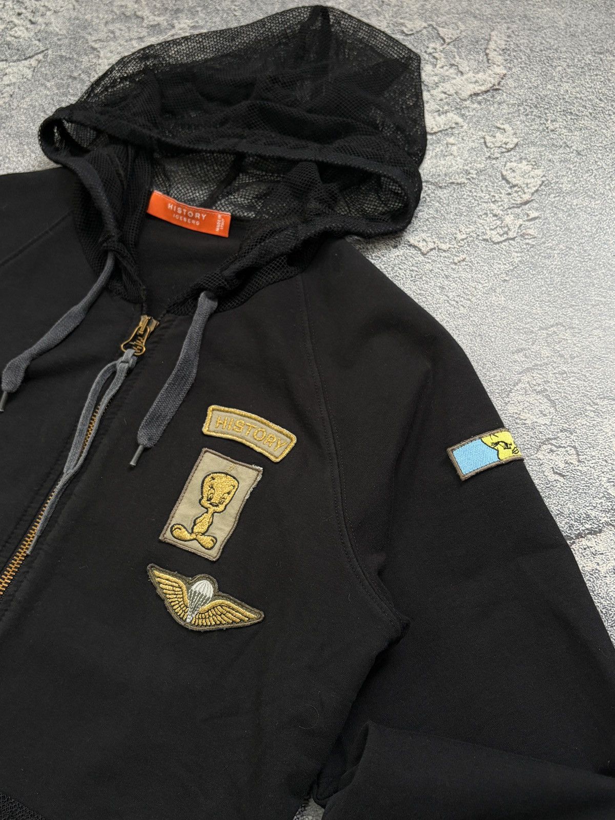 Iceberg Vtg History Iceberg Mesh Zip Hoodie Tweety Patch Italy M Size M / US 6-8 / IT 42-44 - 7 Thumbnail