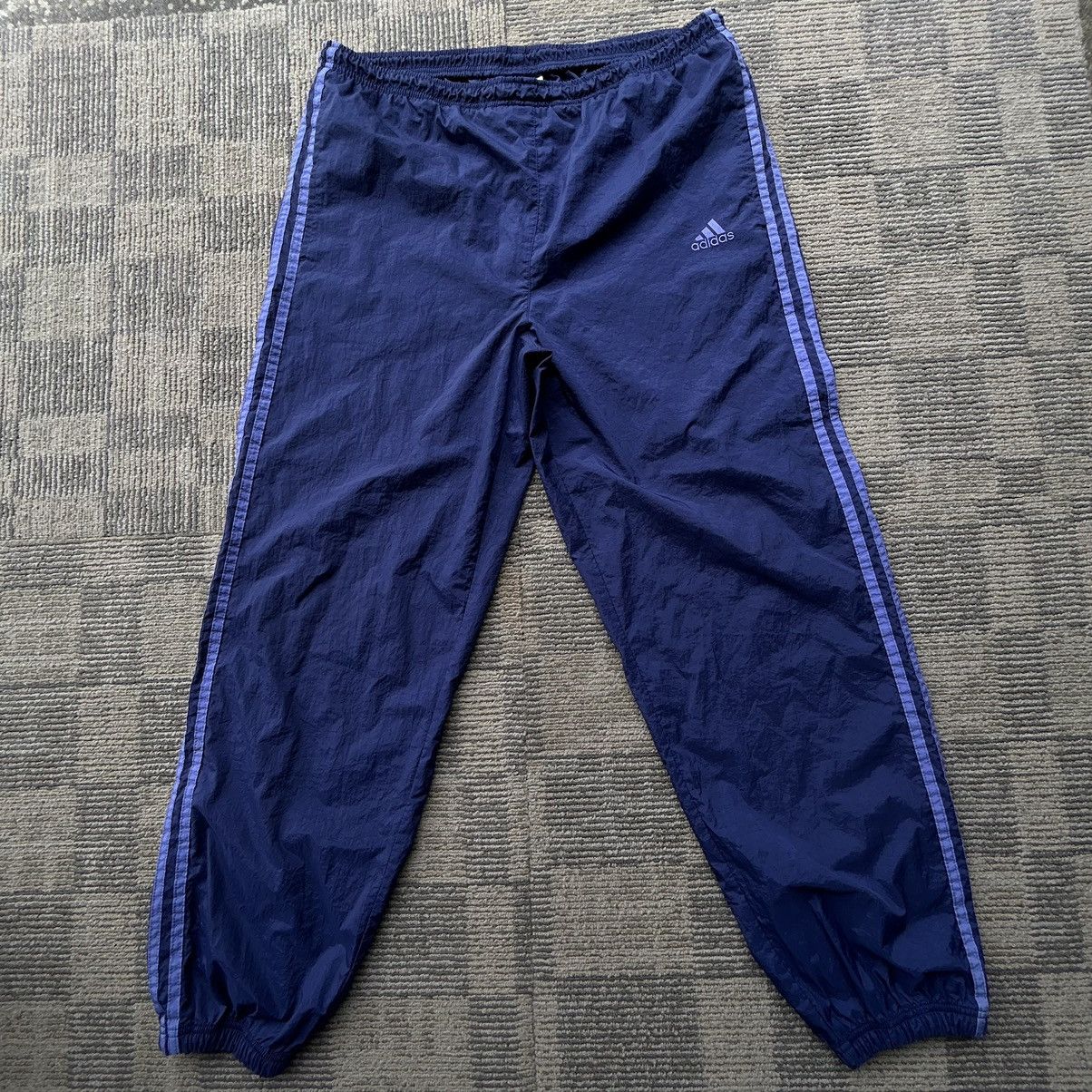 Adidas Adidas Vtg 90’s Windbreaker Nylon Track Pants Size US 36 / EU 52 - 1 Thumbnail
