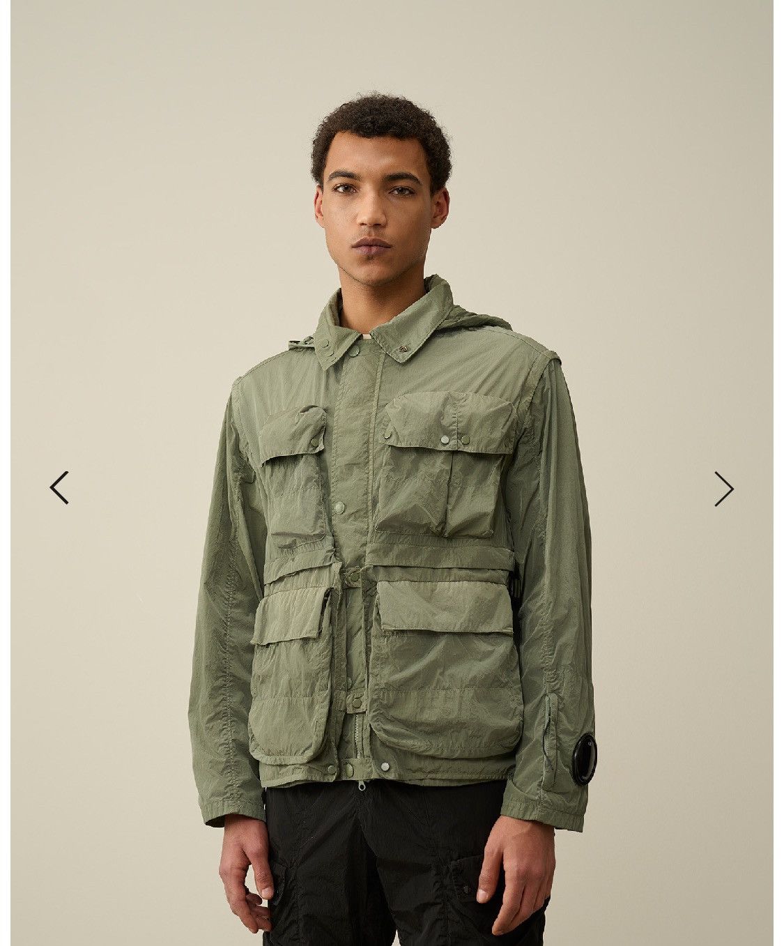 C.P. Company C.P. Company 500 Miglia Chrome-R Goggle Utility Jacket Size US M / EU 48-50 / 2 - 16 Thumbnail