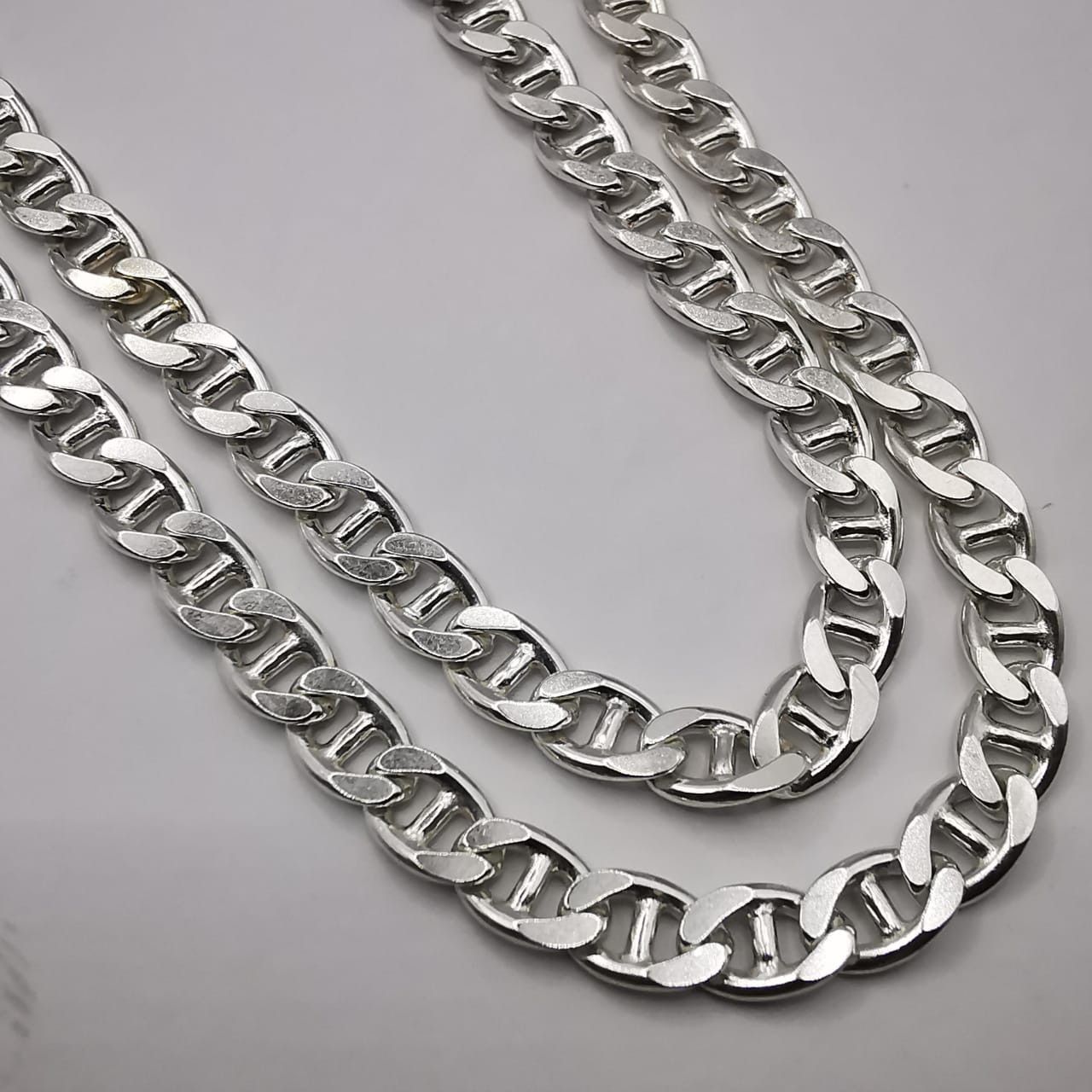 Sterling Silver Vintage Jewelry Chain, 925 Sterling Silver, Signed 20,63g Size ONE SIZE - 4 Thumbnail