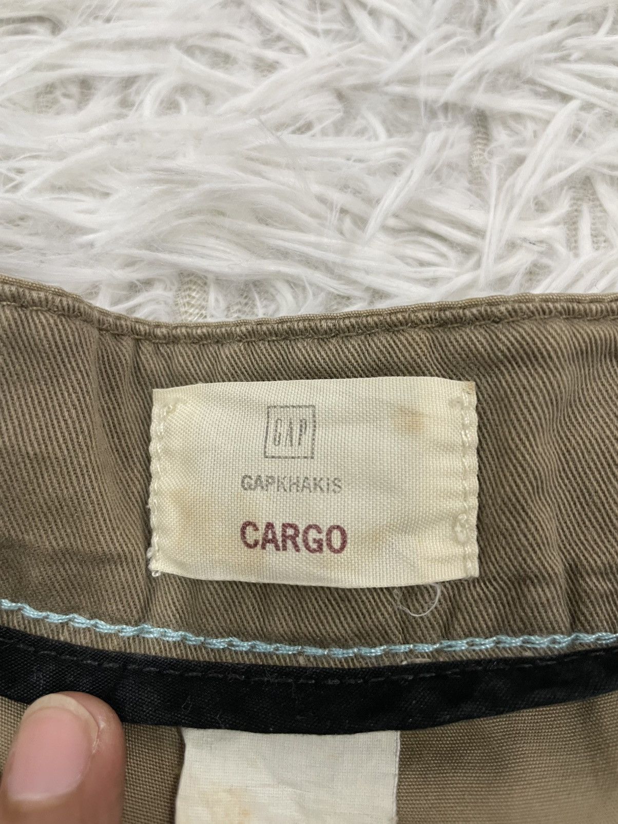 Gap Gap Khakis Cargo Cotton Pant Double Knee Size US 35 - 19 Thumbnail