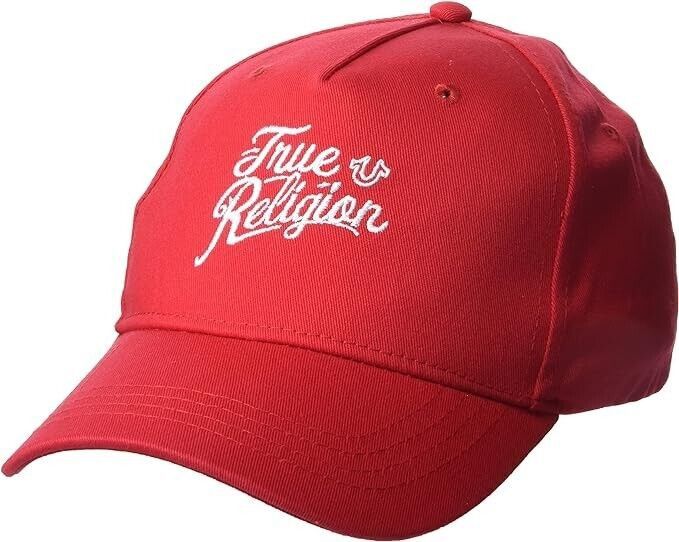 True Religion True Religion TR2351 Snap Back Red Hat Cap ( O/S ) Size ONE SIZE - 1 Thumbnail