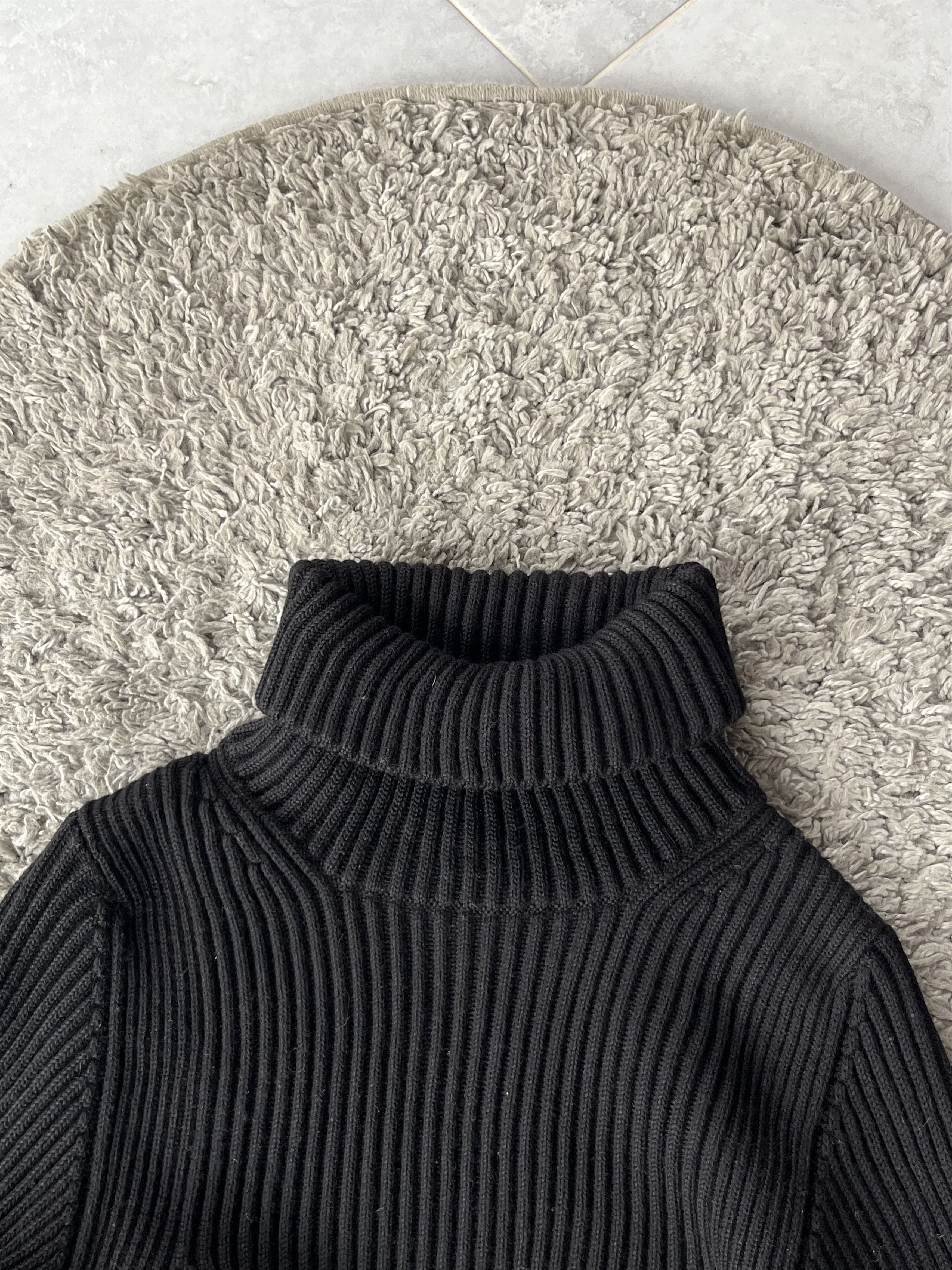 Stone Island STONE ISLAND Vintage Elastic Sweater 100% Wool MADE IN ITALY Size US S / EU 44-46 / 1 - 6 Thumbnail