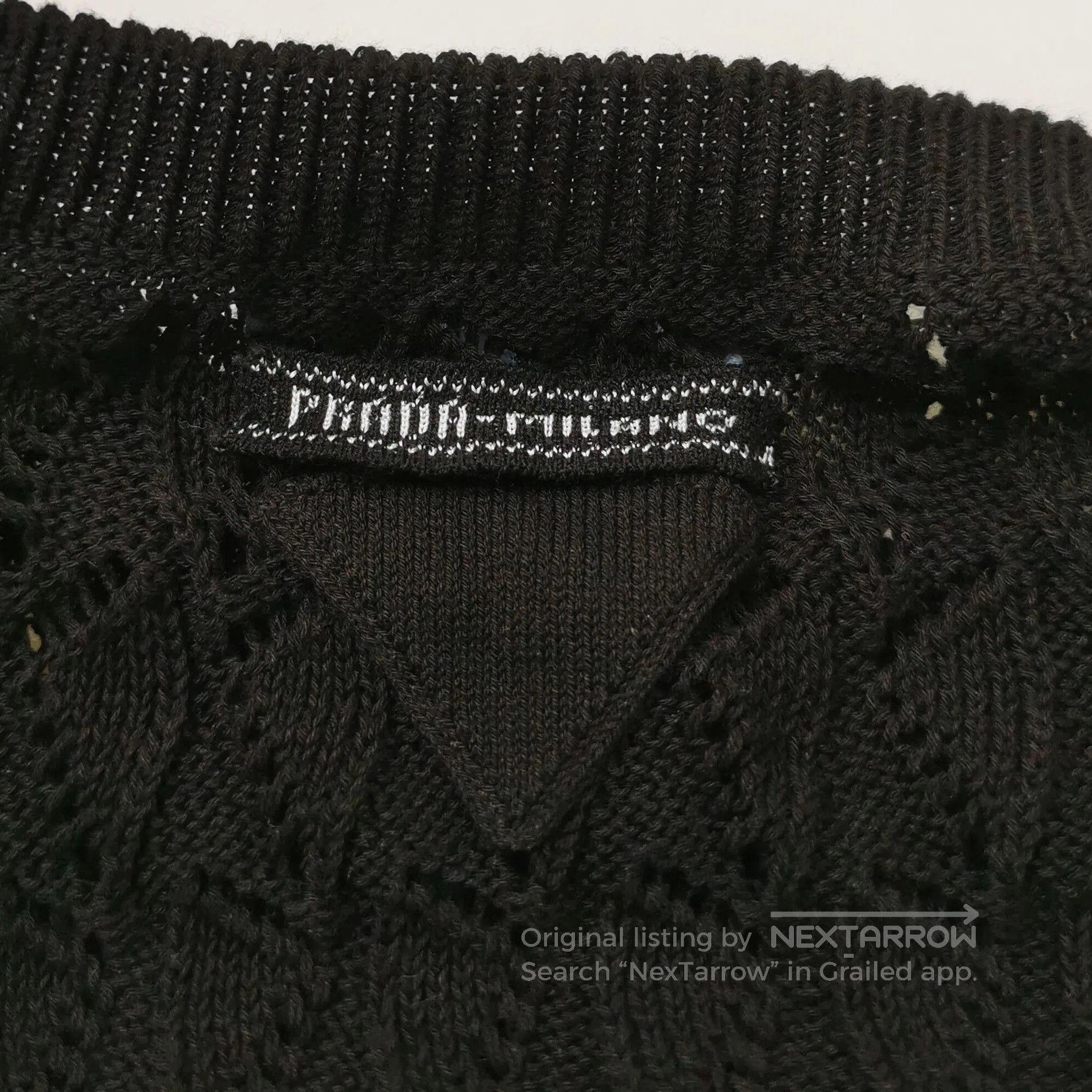 Prada Prada Black Long Sleeve Knit Top . Size XS / US 0-2 / IT 36-38 - 2 Thumbnail