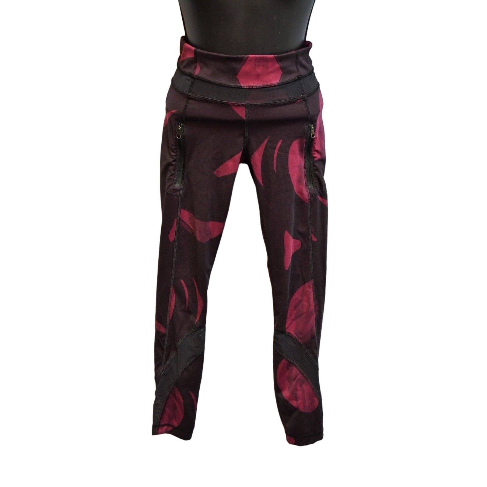Lululemon LULULEMON Inspire Tight II Burgundy Pockets Yoga Pants Sz 2 Size 26" / US 2 / IT 38 - 1 Thumbnail
