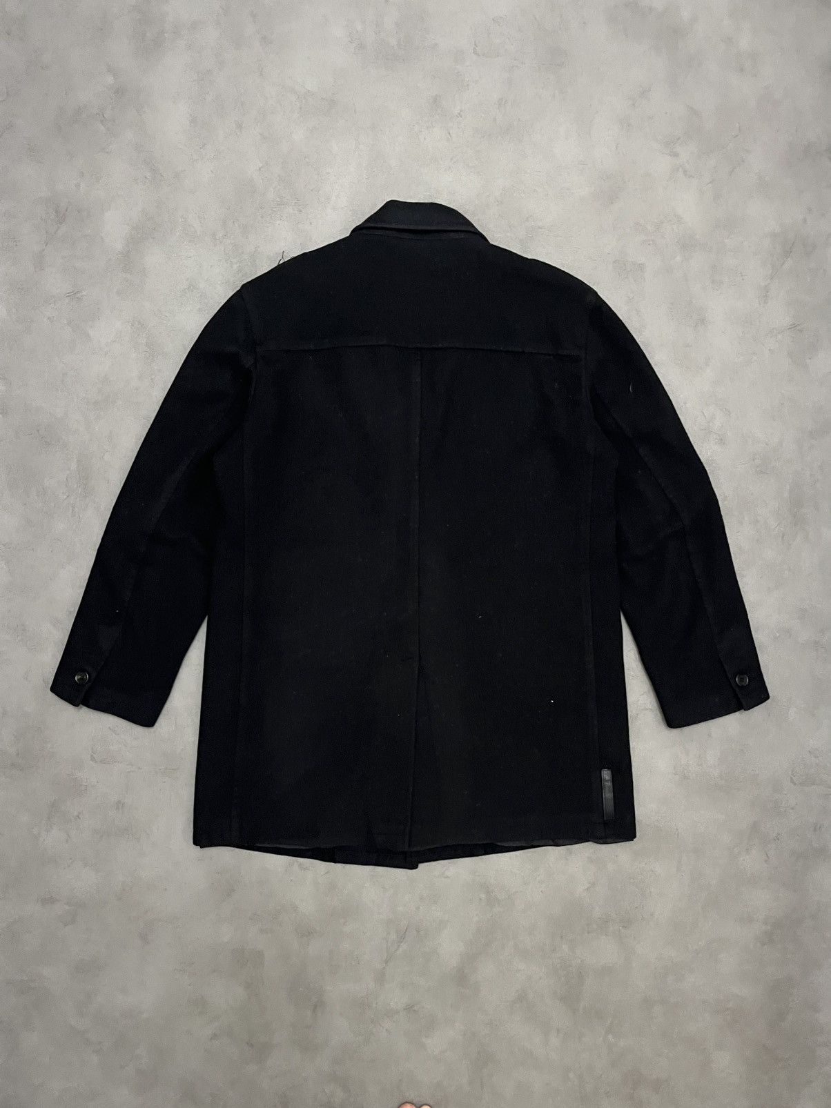Prada PRADA Men’s black Wool coat size L (52) SGV810 Size US L / EU 52-54 / 3 - 2 Thumbnail