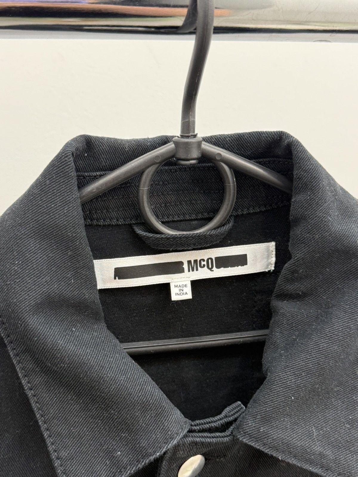 McQ Alexander McQueen Alexander Mcqueen MCQ Denim Leather Jacket Size US M / EU 48-50 / 2 - 3 Thumbnail