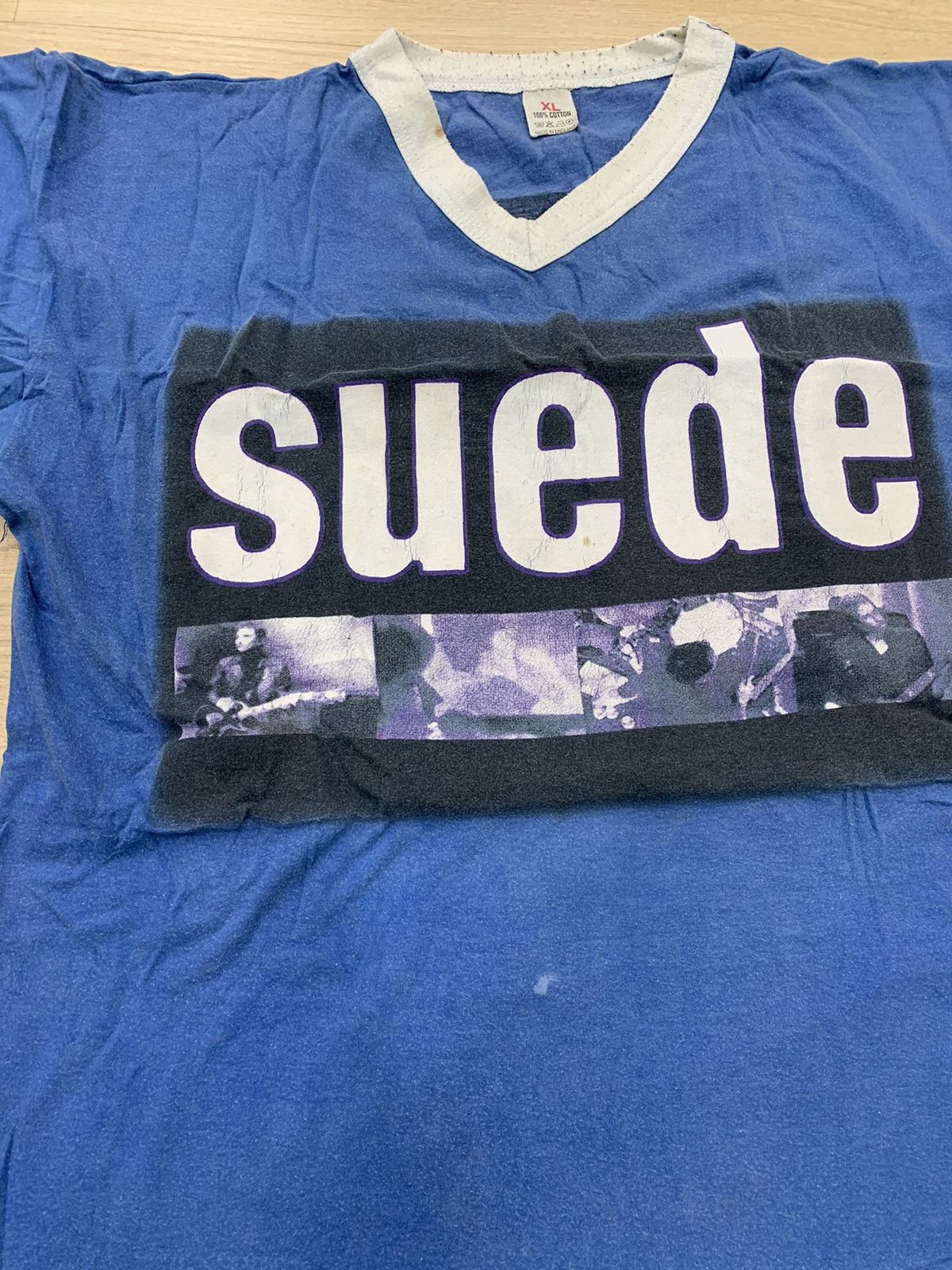 Band Tees × Rap Tees VTG SUEDE TOUR BAND SHIRT DEFTONES MANIC BLUR Size US XL / EU 56 / 4 - 5 Thumbnail