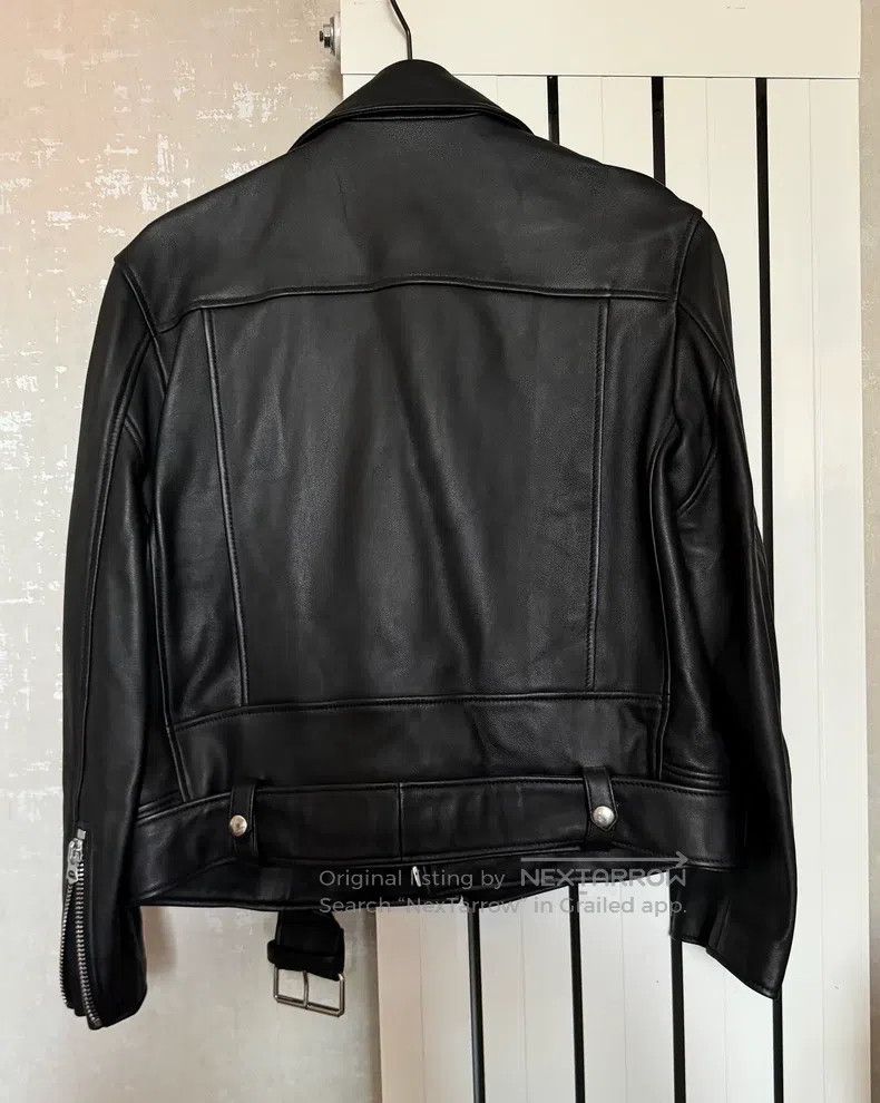 Acne Studios Acne Studios Biker Leather Jacket Size XXS / US 00 / IT 34 - 2 Thumbnail
