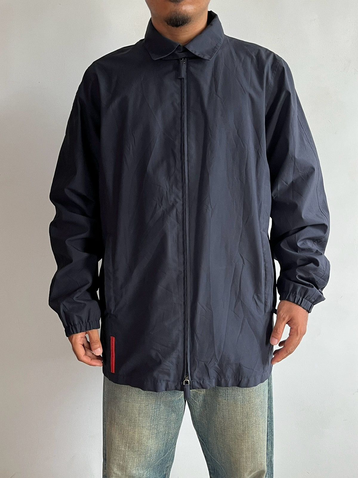 00’s Prada Sport Gore-tex Navy Blue Jacket