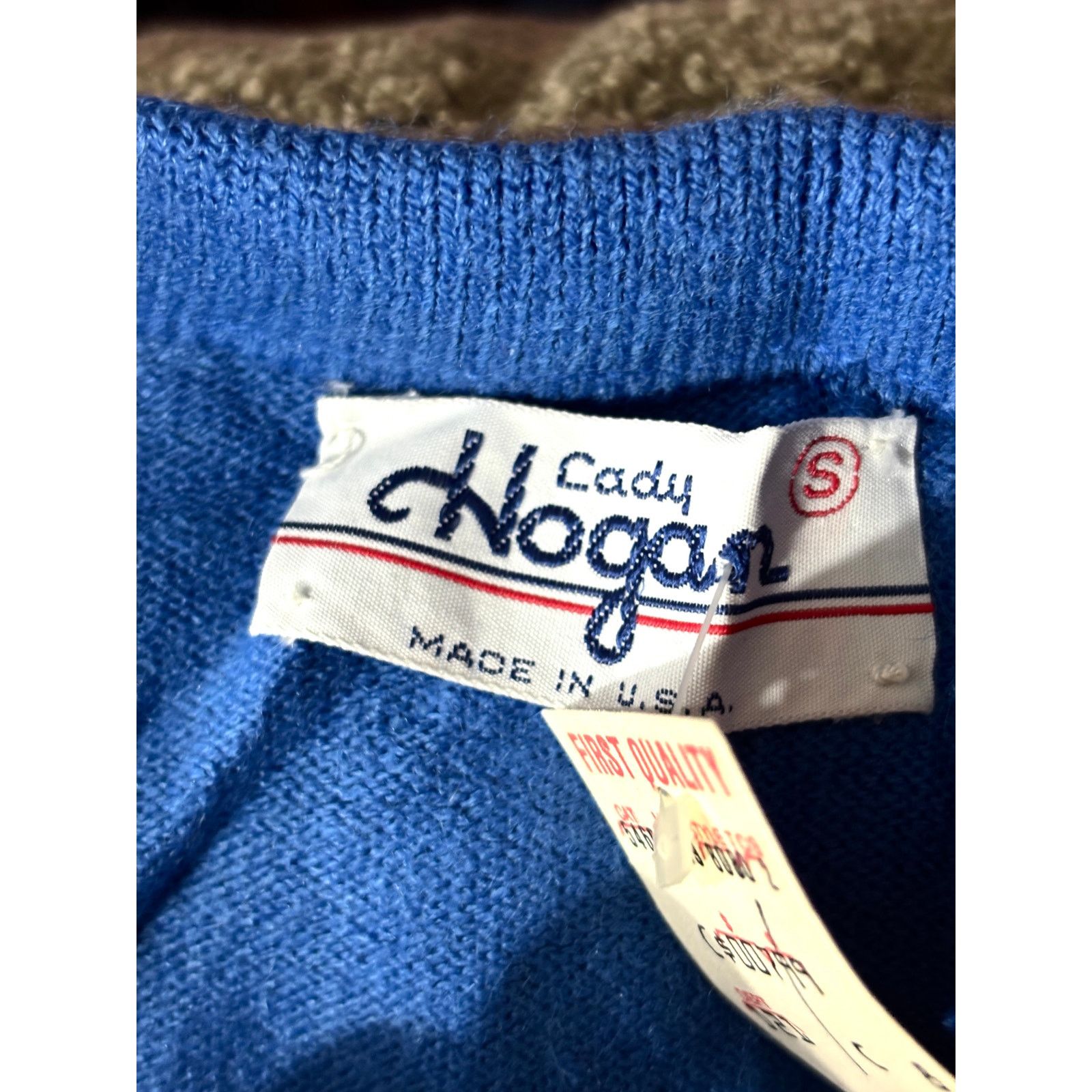 Hogan Vtg Lady Hogan Sleeveless Sweater Vest Small Blue NWT Size S / US 4 / IT 40 - 8 Thumbnail