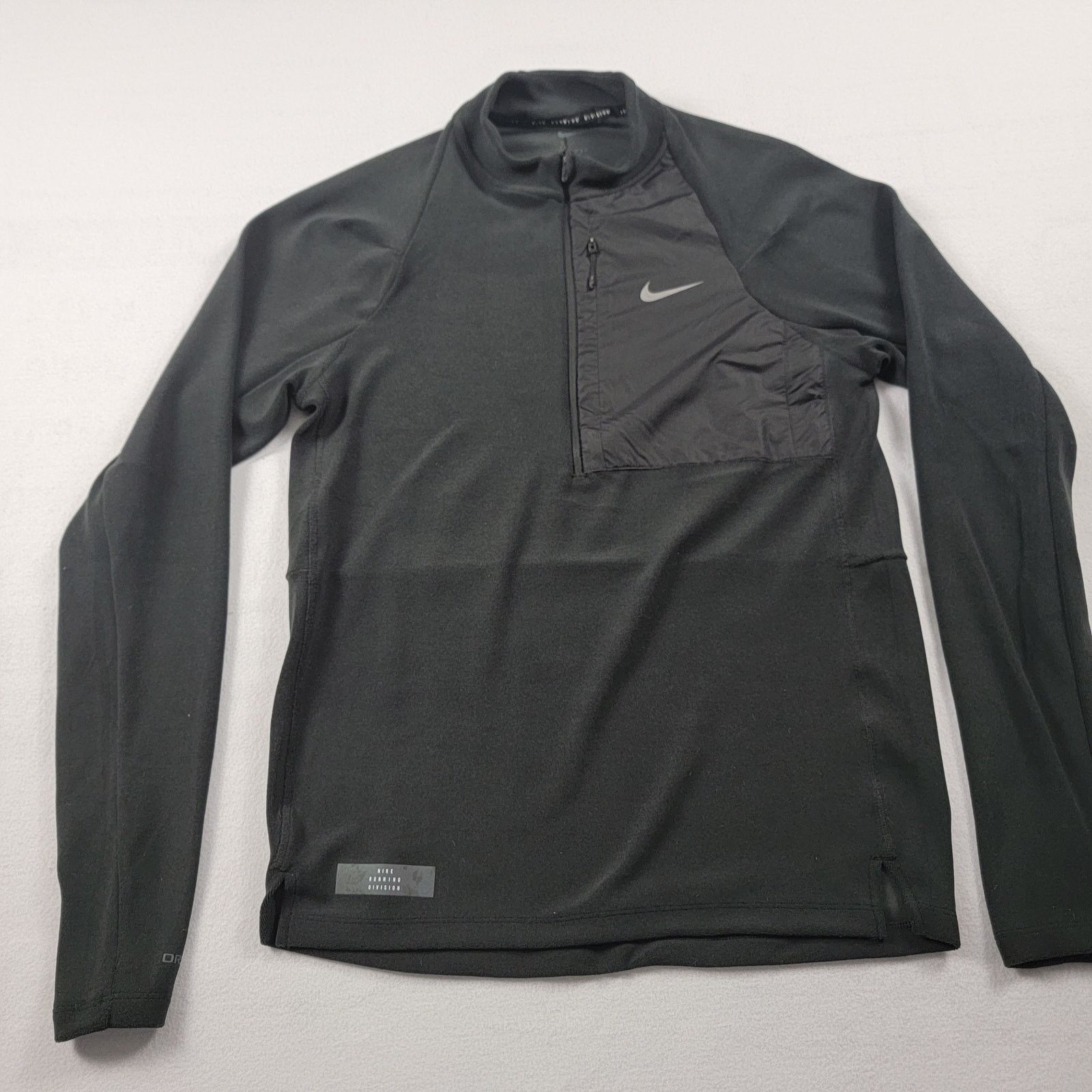 Nike Nike Black Dri-Fit Running Jacket - Men's Size Small (581) Size US S / EU 44-46 / 1 - 1 Thumbnail