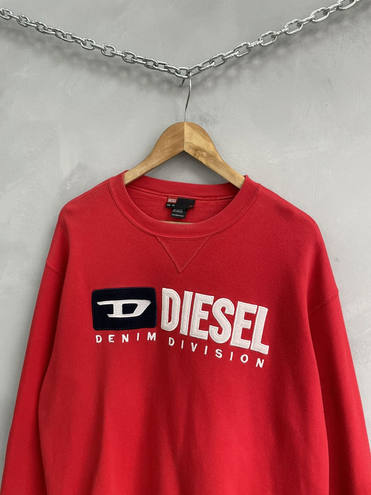 Diesel Diesel retro big logo y2k crewneck sweatshirt Size US XXL / EU 58 / 5 - 3 Thumbnail