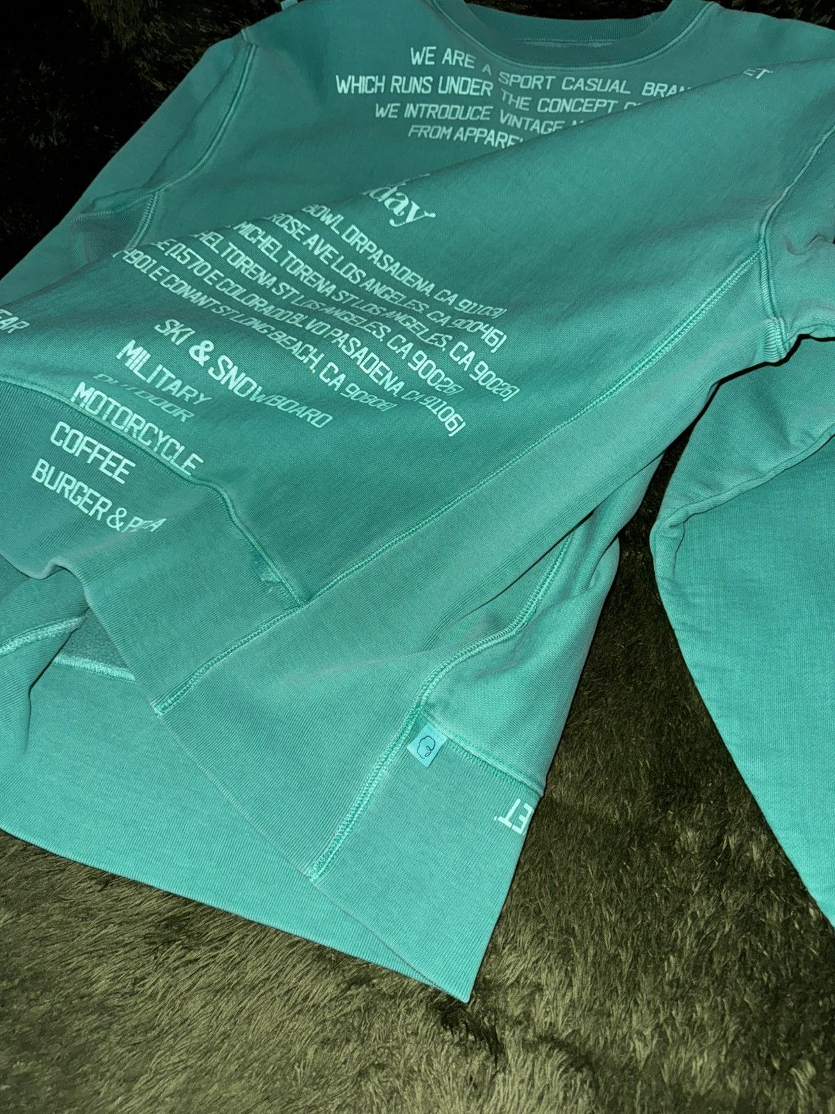 Japanese Brand [M] Fetch Sunday USA Cotton Reverse Weave Sweatshirt Size US M / EU 48-50 / 2 - 6 Thumbnail