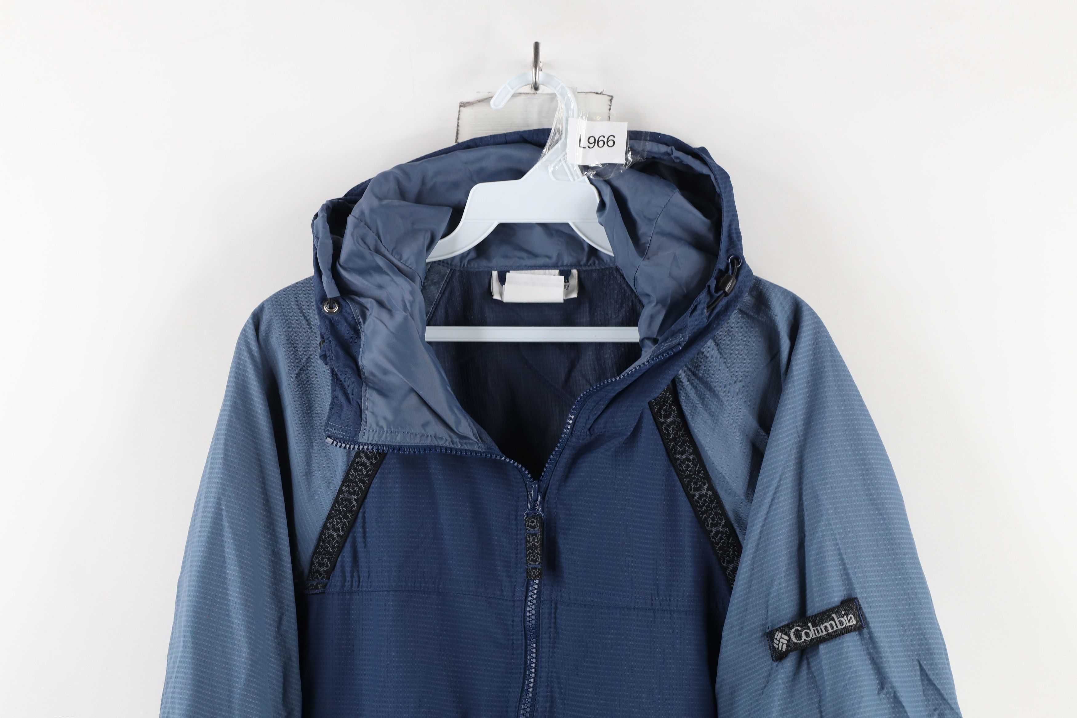 Columbia × Vintage Vintage 90s Columbia Half Zip Packable Hooded Anorak Jacket Size US M / EU 48-50 / 2 - 2 Thumbnail