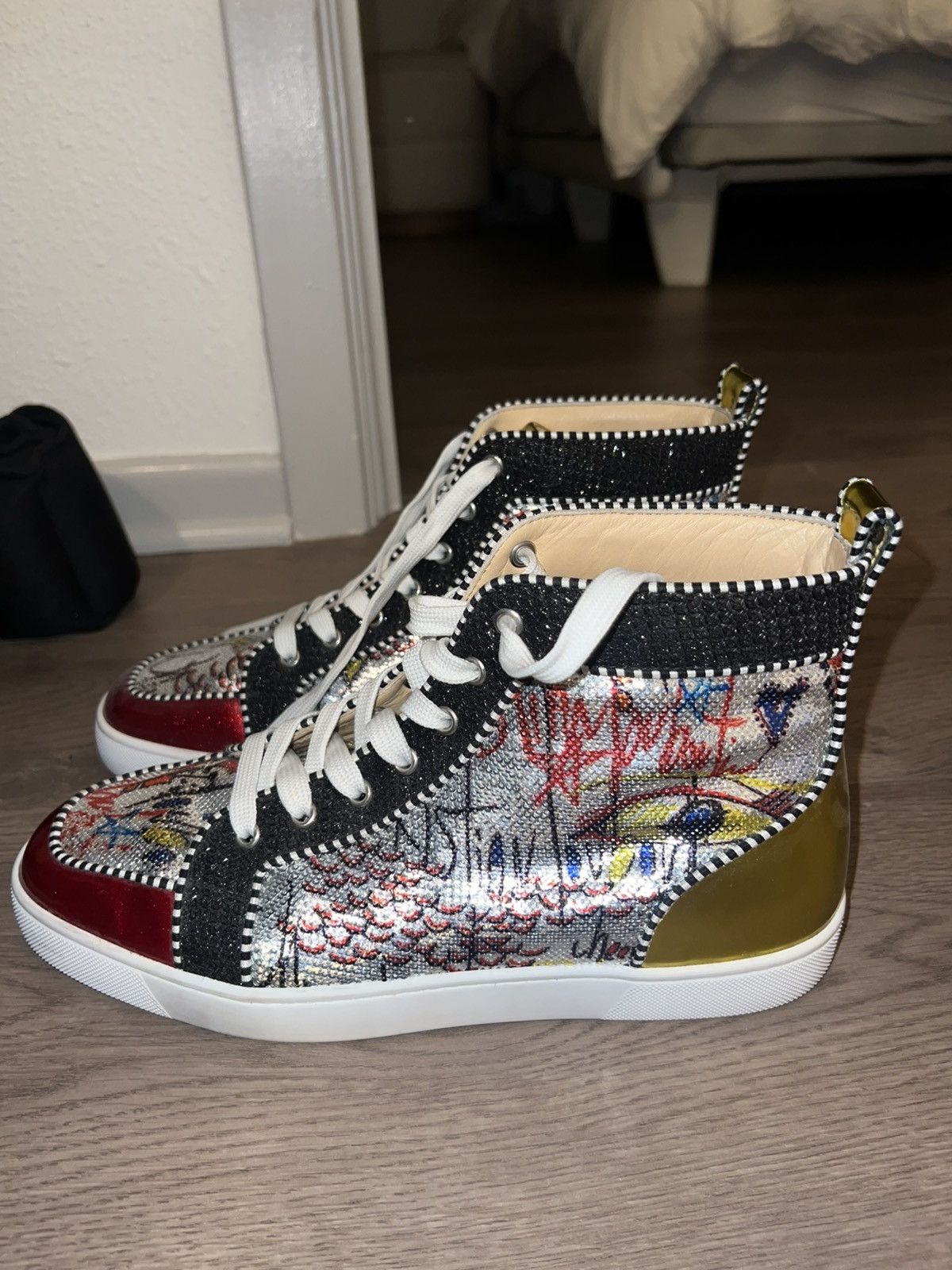 Christian Louboutin Christian Louboutin High Top Sneakers Size US 10 / EU 43 - 5 Thumbnail