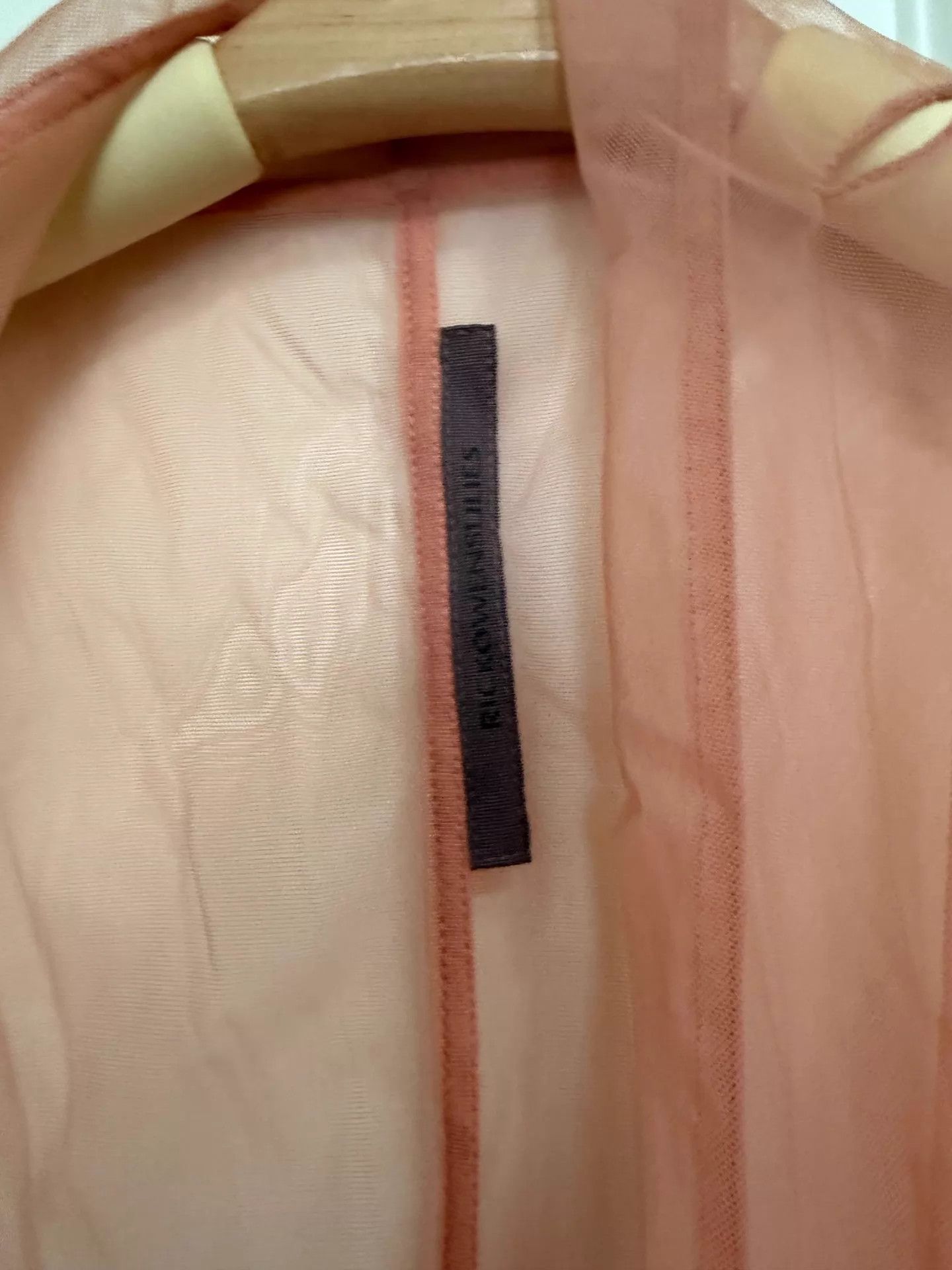 Rick Owens Rick Owens Pink Stretch Sheer Sun Jacket 34 Size XXS / US 00 / IT 34 - 2 Thumbnail