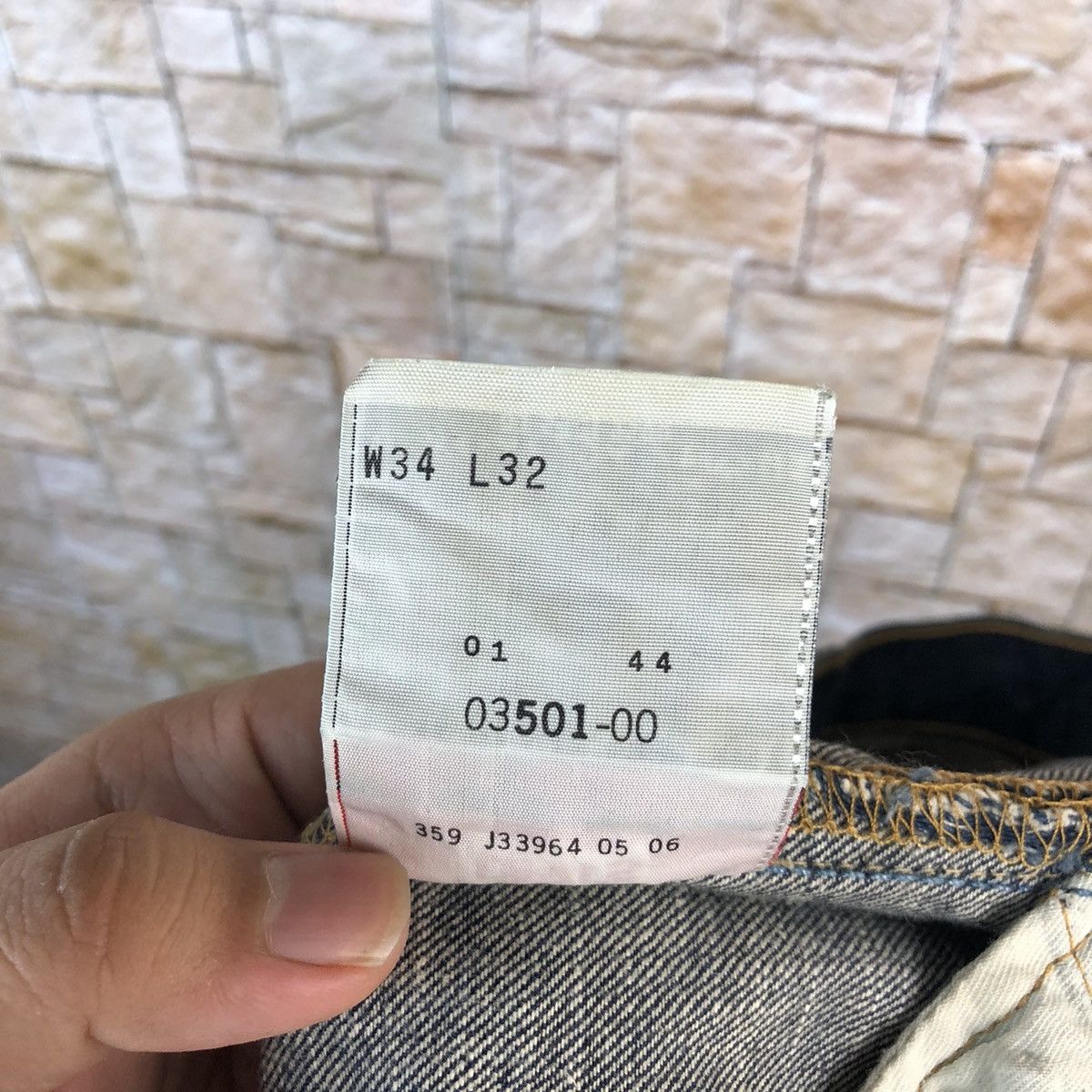 Levi's 501 Levis Blue Disstressed Denim Pants #A953 Size US 34 / EU 50 - 21 Thumbnail
