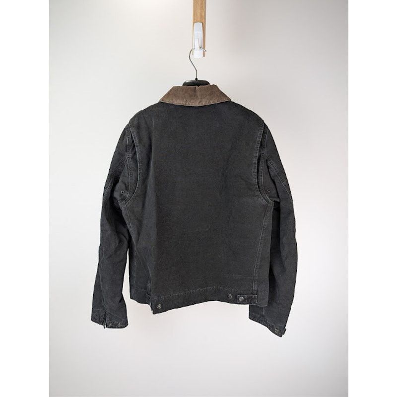Saint Laurent Paris o1rshd1 Corduroy-Trimmed Cotton Canvas Work Jacket in Black Size US M / EU 48-50 / 2 - 13 Thumbnail