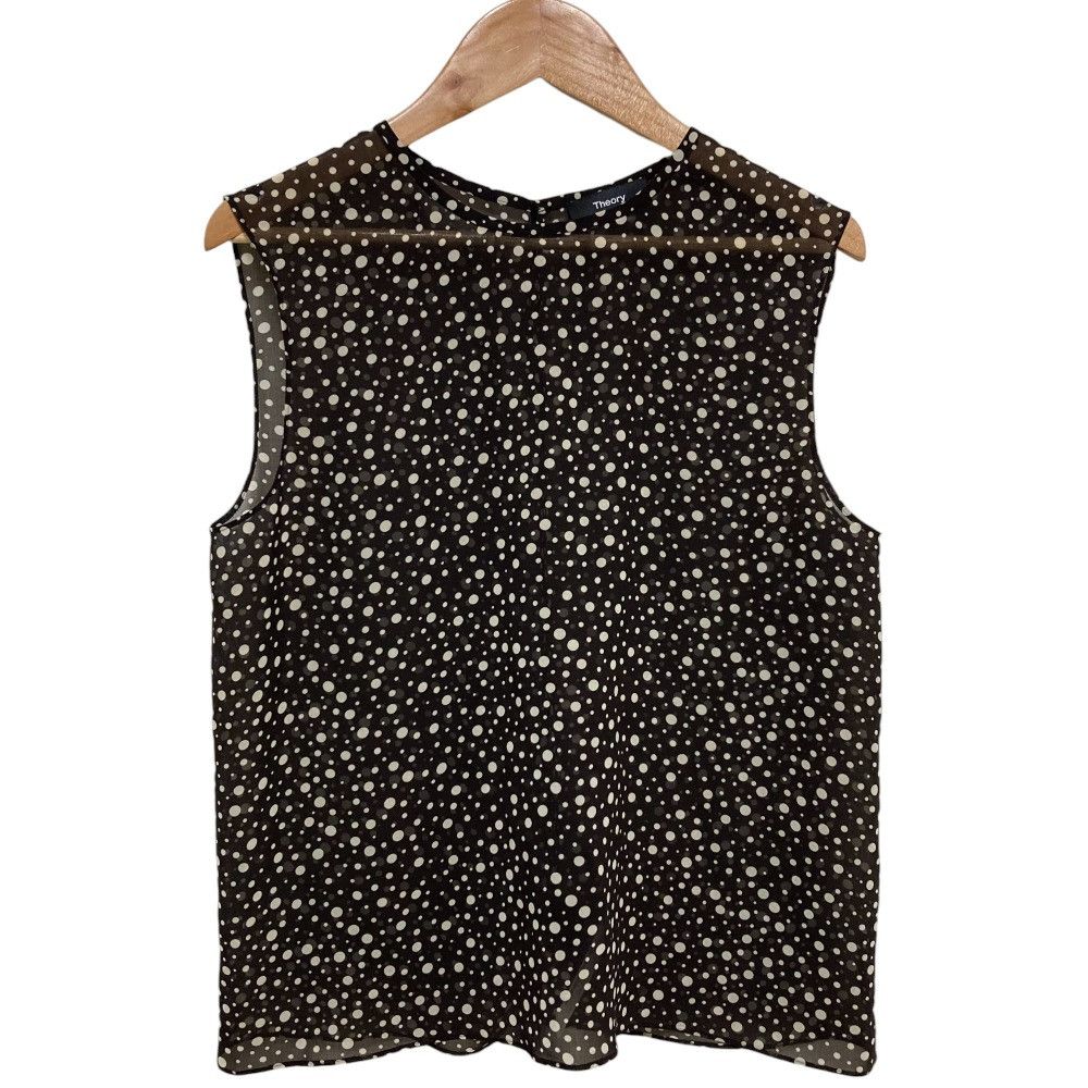 Theory Theory Theory PRINTED CHIFFON CONTINUOUS SHELL Chiffon Sleeveless Blouse Others Tops DUTY FREE for USA Size ONE SIZE - 1 Thumbnail