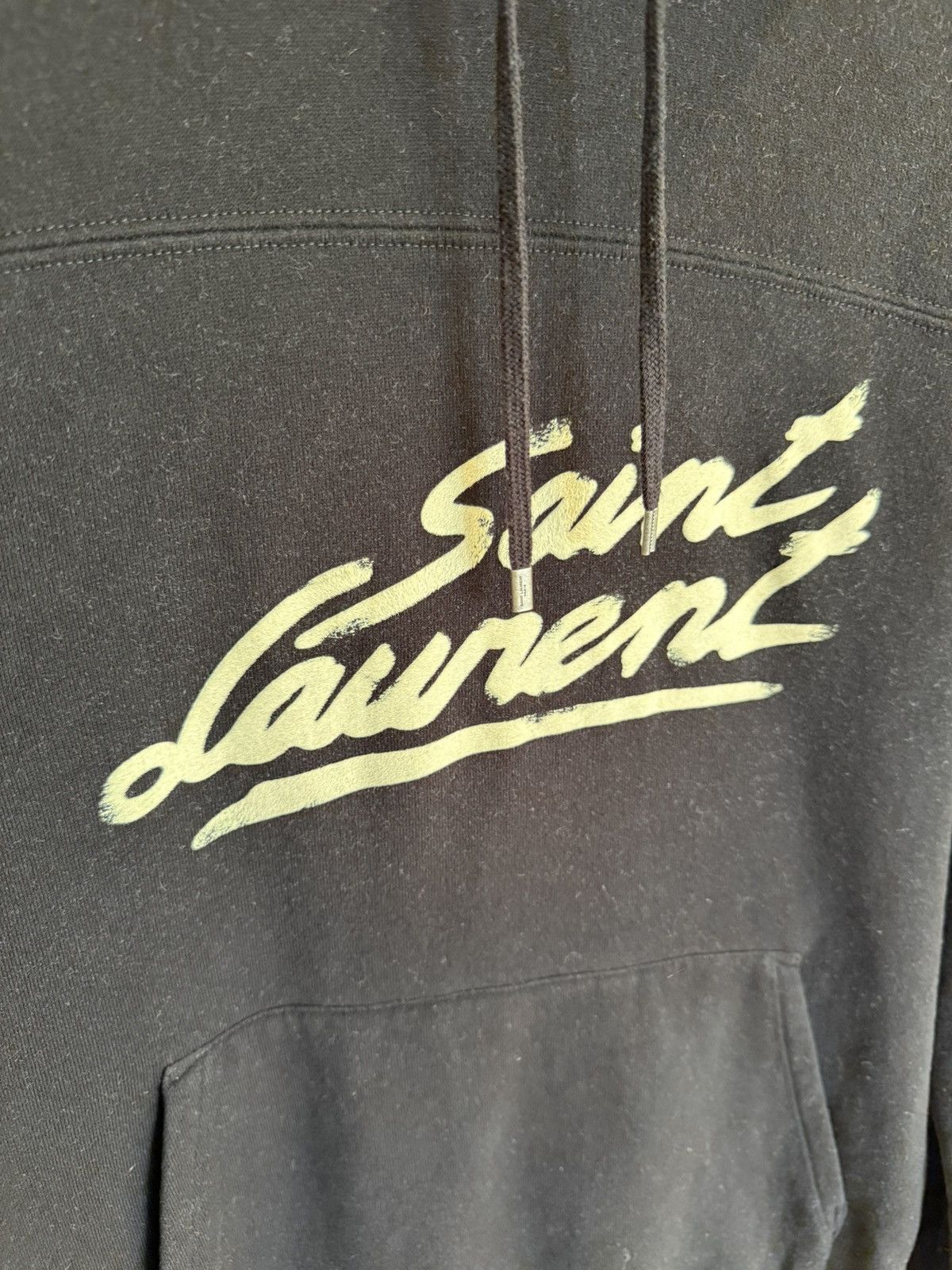 Saint Laurent Paris $1150 🤑 Saint Laurent 50’s signature logo hoodie black L Size US L / EU 52-54 / 3 - 11 Thumbnail