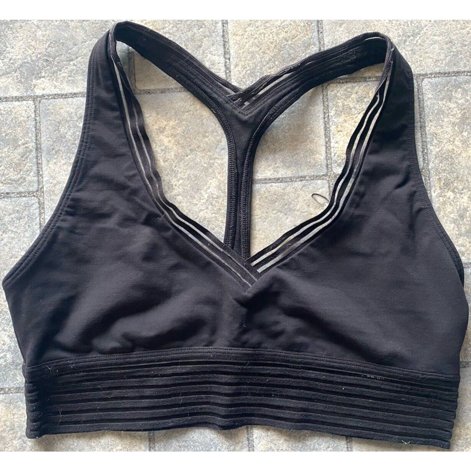 Lululemon Lululemon Bra Women Black Size 8 Activewear 8 Women Size ONE SIZE - 2 Thumbnail