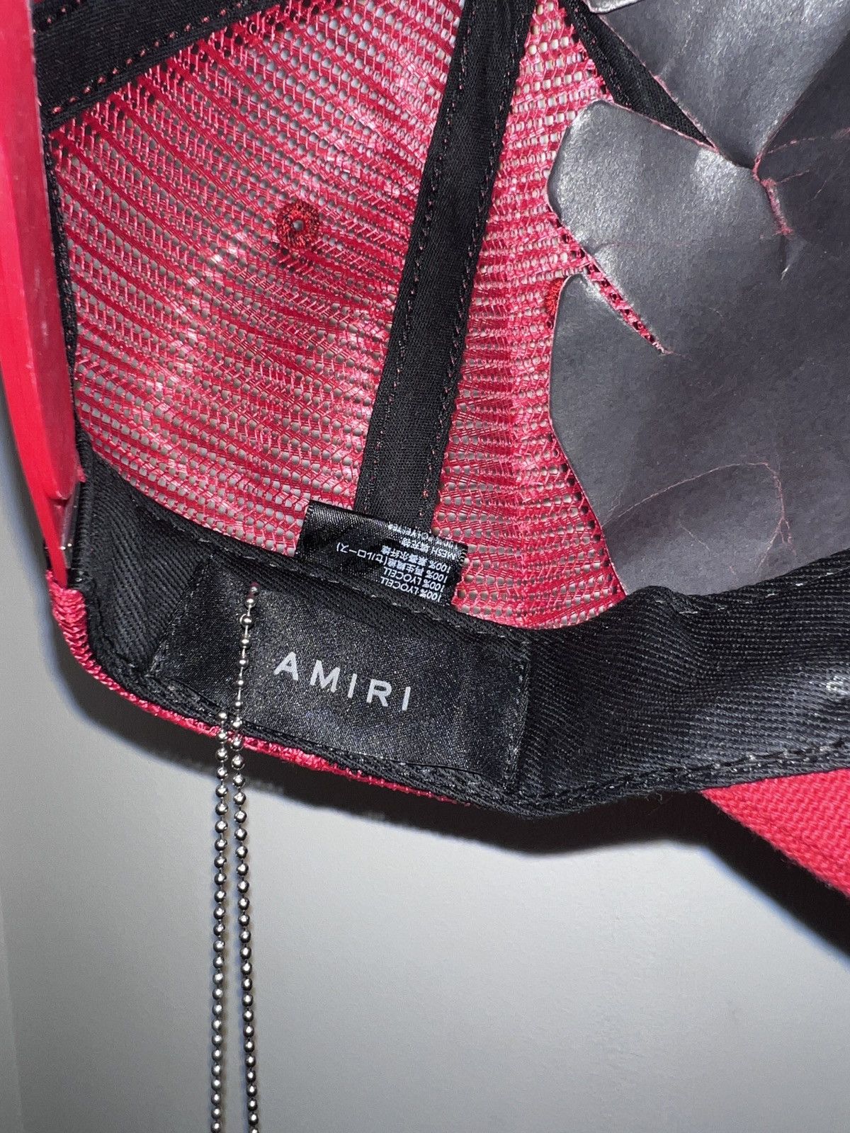 Amiri Amiri logo trucker hat Size ONE SIZE - 2 Thumbnail