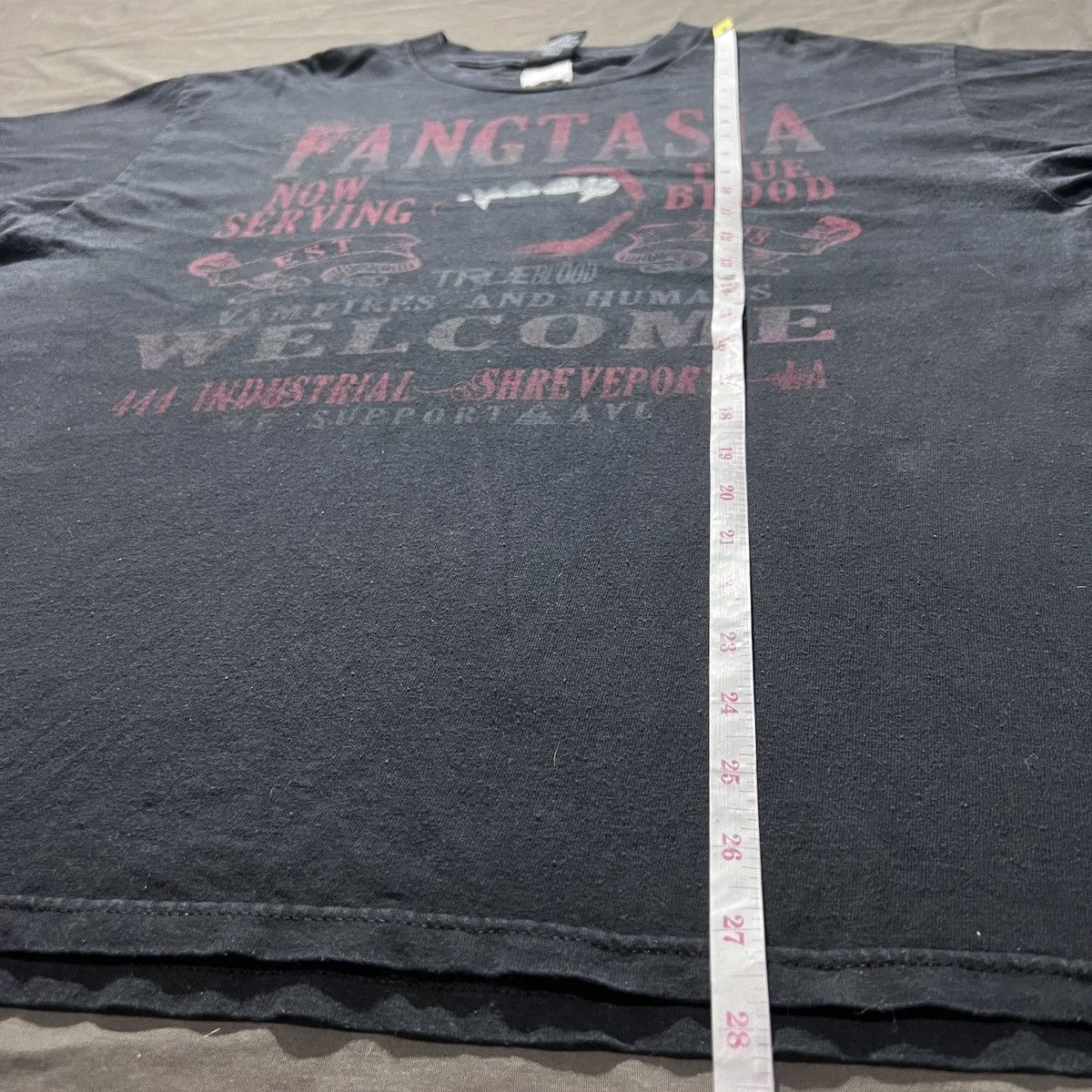 Vintage Y2K True Blood horror HBO series movie Tee XL Faded