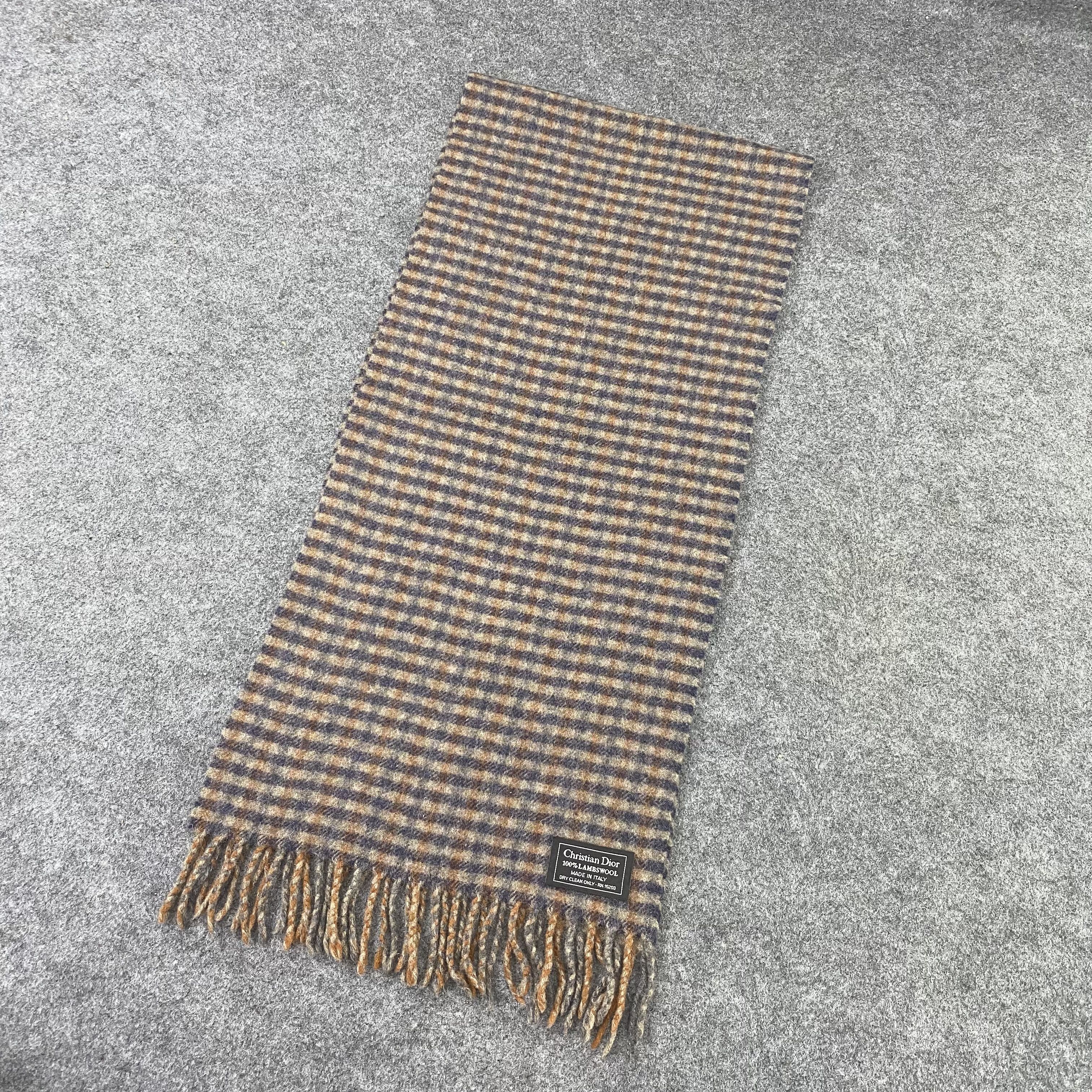 Christian Dior Monsieur Christian Dior Scarf / Muffler / Neckwear -T1112 Size ONE SIZE - 2 Thumbnail