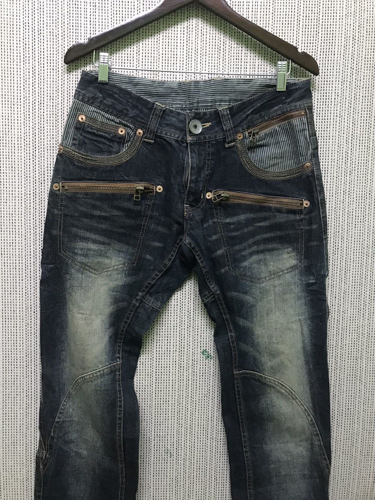 Japanese Brand Very rare‼️punk japanese brand rare design Size US 32 / EU 48 - 2 Thumbnail