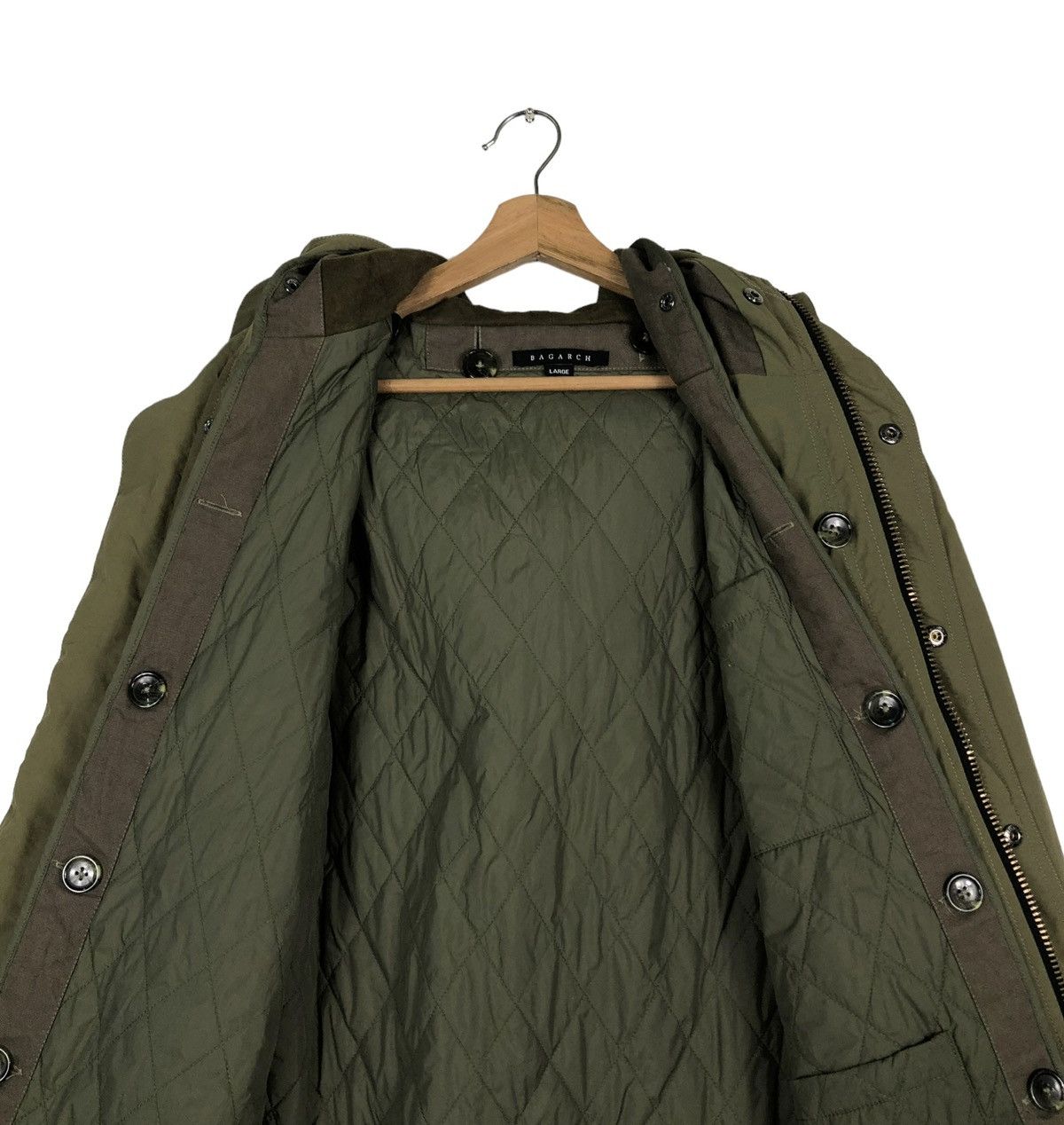 Japanese Brand 🔥VINTAGE LONG JACKET BIKER BONDAGE BAGARCH CROSS BIG LOGO Size US L / EU 52-54 / 3 - 15 Thumbnail