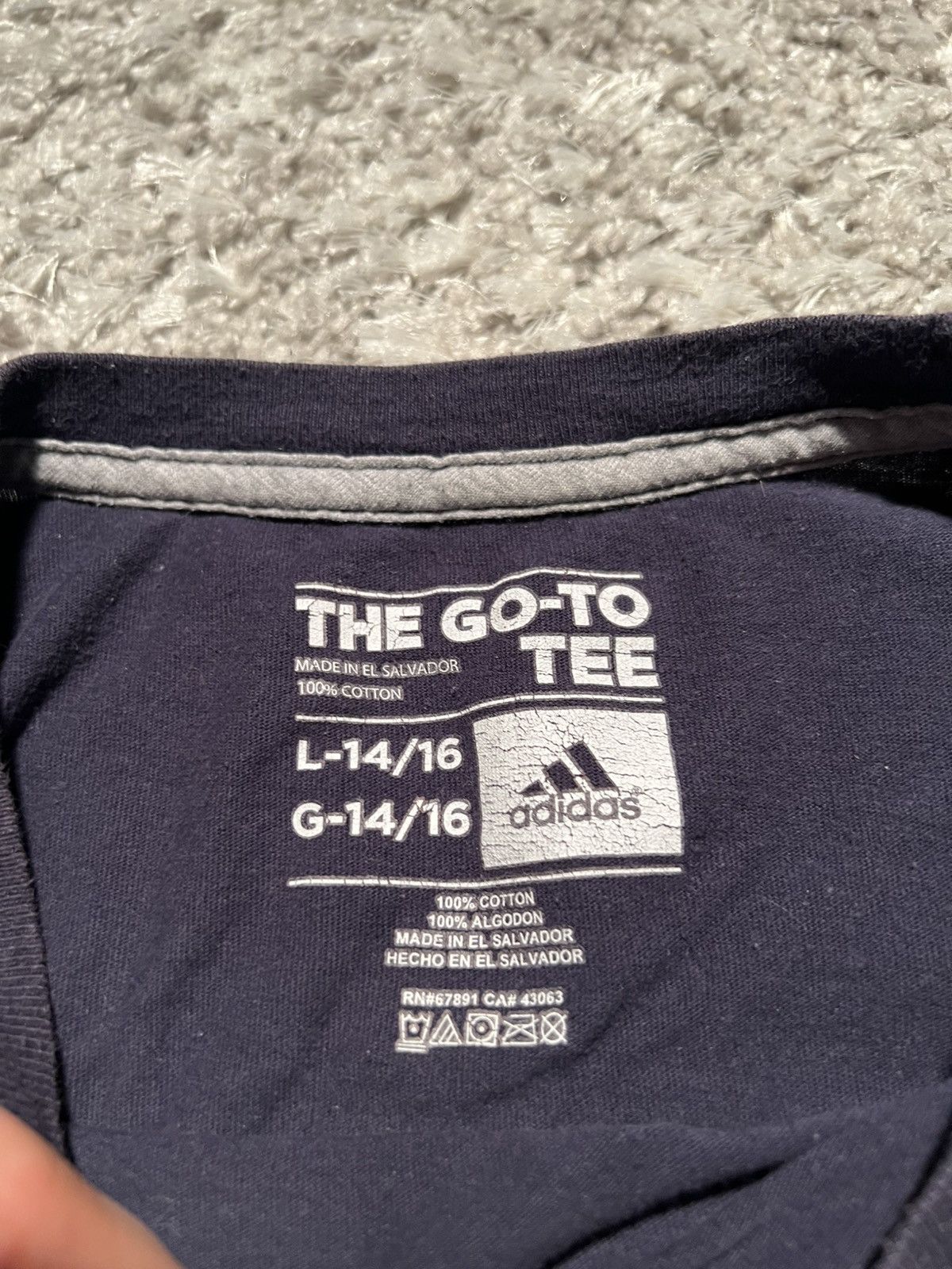 Adidas Blue adidas shirt Size US L / EU 52-54 / 3 - 3 Thumbnail