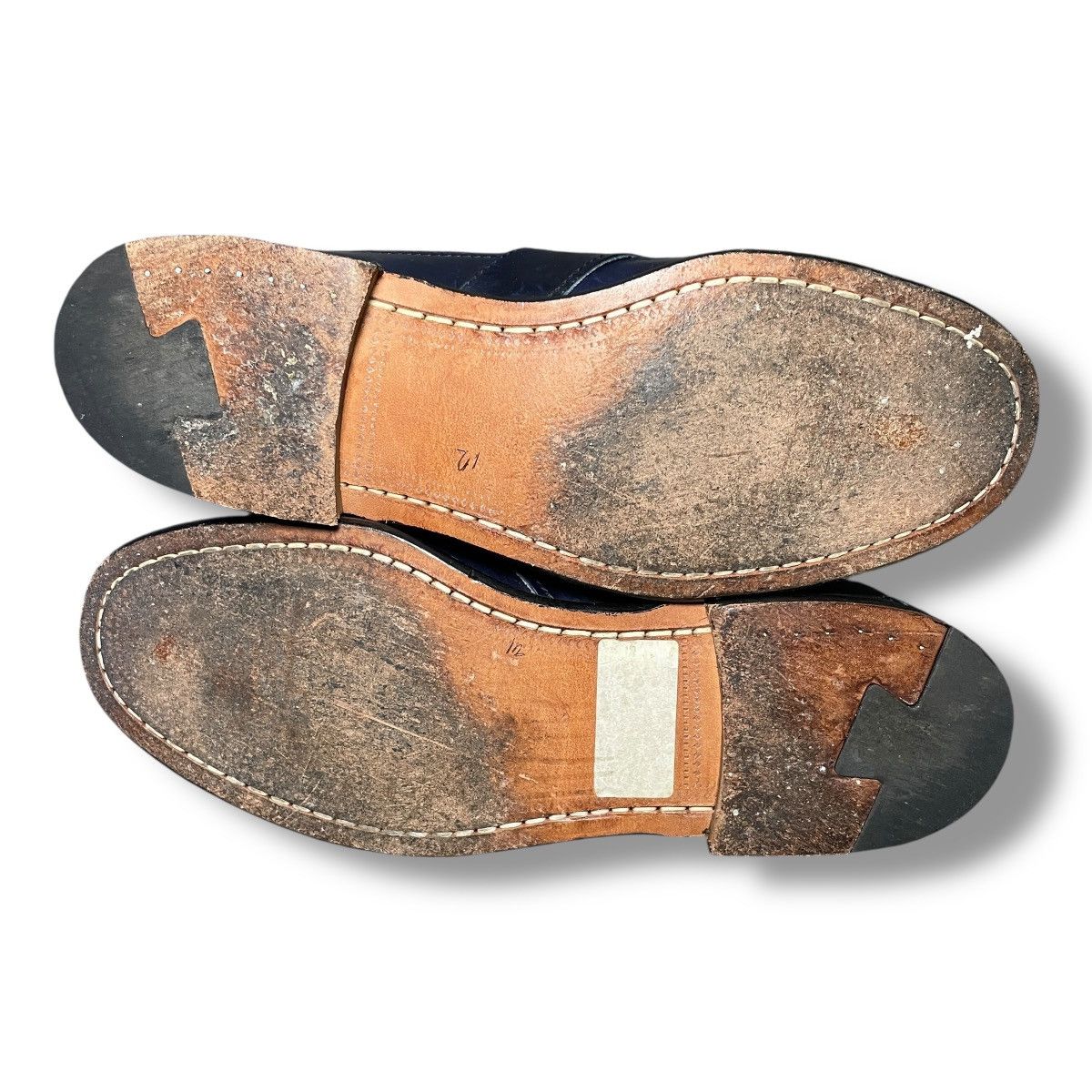 Yuketen VINTAGE Yuketen Kiltie Two-tone Blue/Black Leather Loafers Size US 10 / EU 43 - 7 Thumbnail