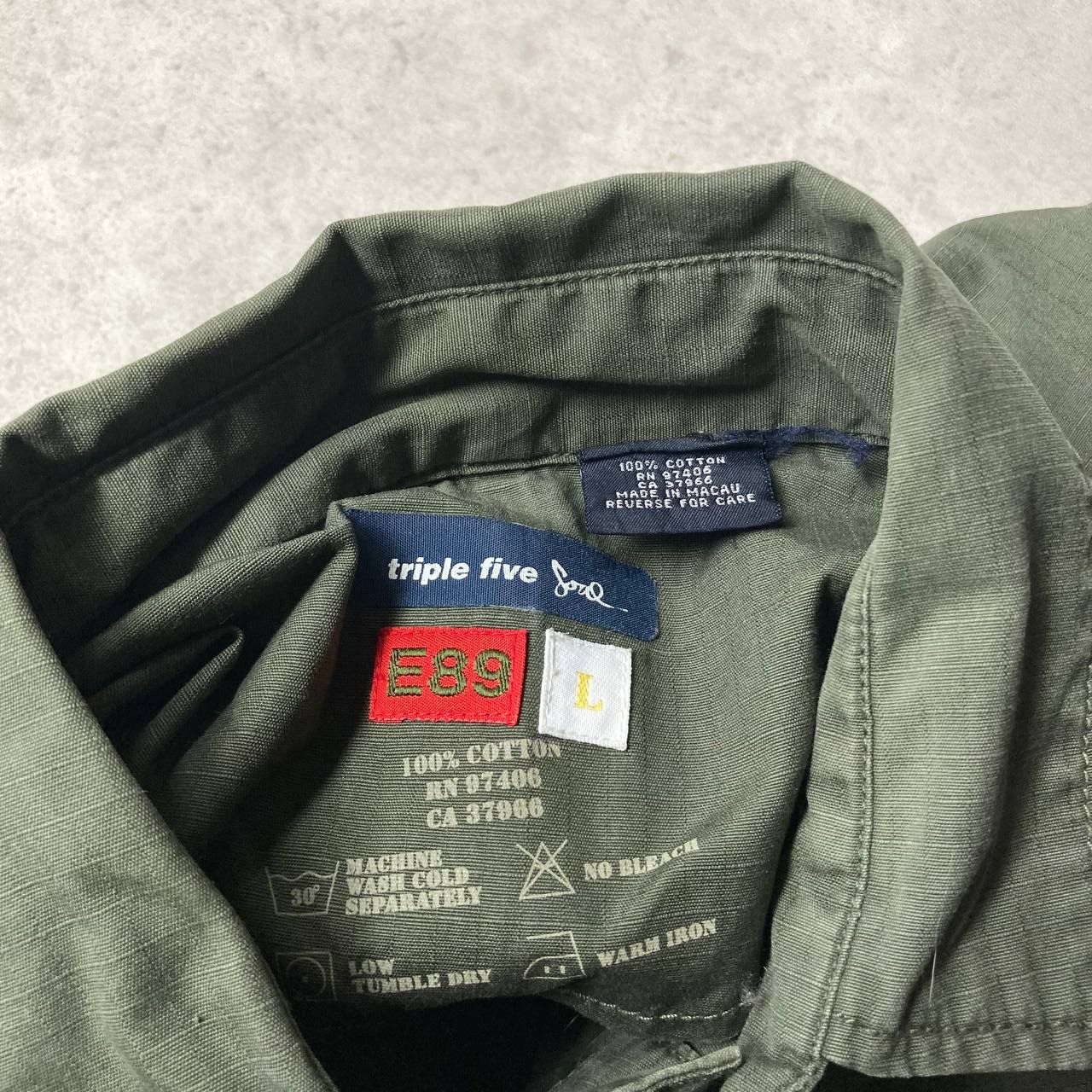 Triple 5 Soul Triple 5 Soul E89 Tactical Ripstop Military Khaki Jacket Size US L / EU 52-54 / 3 - 8 Thumbnail