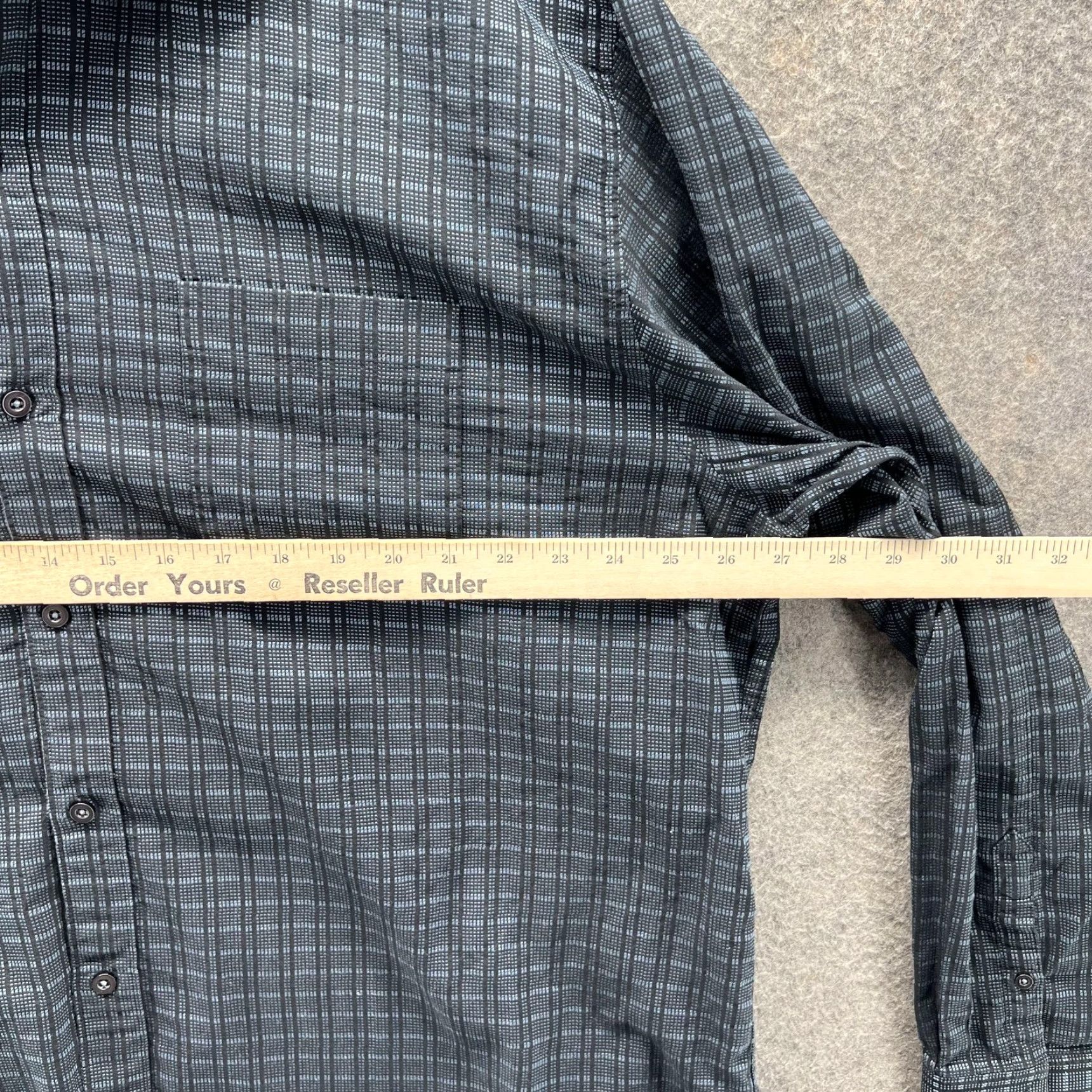 Tommy Bahama Tommy Bahama Shirt Mens 2XL Gray Check Long Sleeve Cotton Silk Button Up Shirt Size US XXL / EU 58 / 5 - 3 Thumbnail