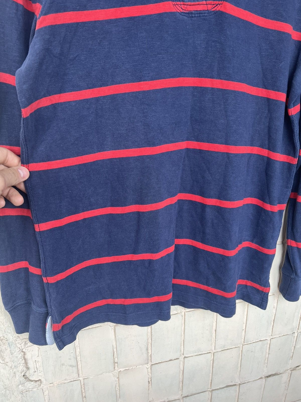 Polo Ralph Lauren Vintage 90s Polo Ralph Lauren Rugby Long Sleeve Shirt Size US S / EU 44-46 / 1 - 9 Thumbnail