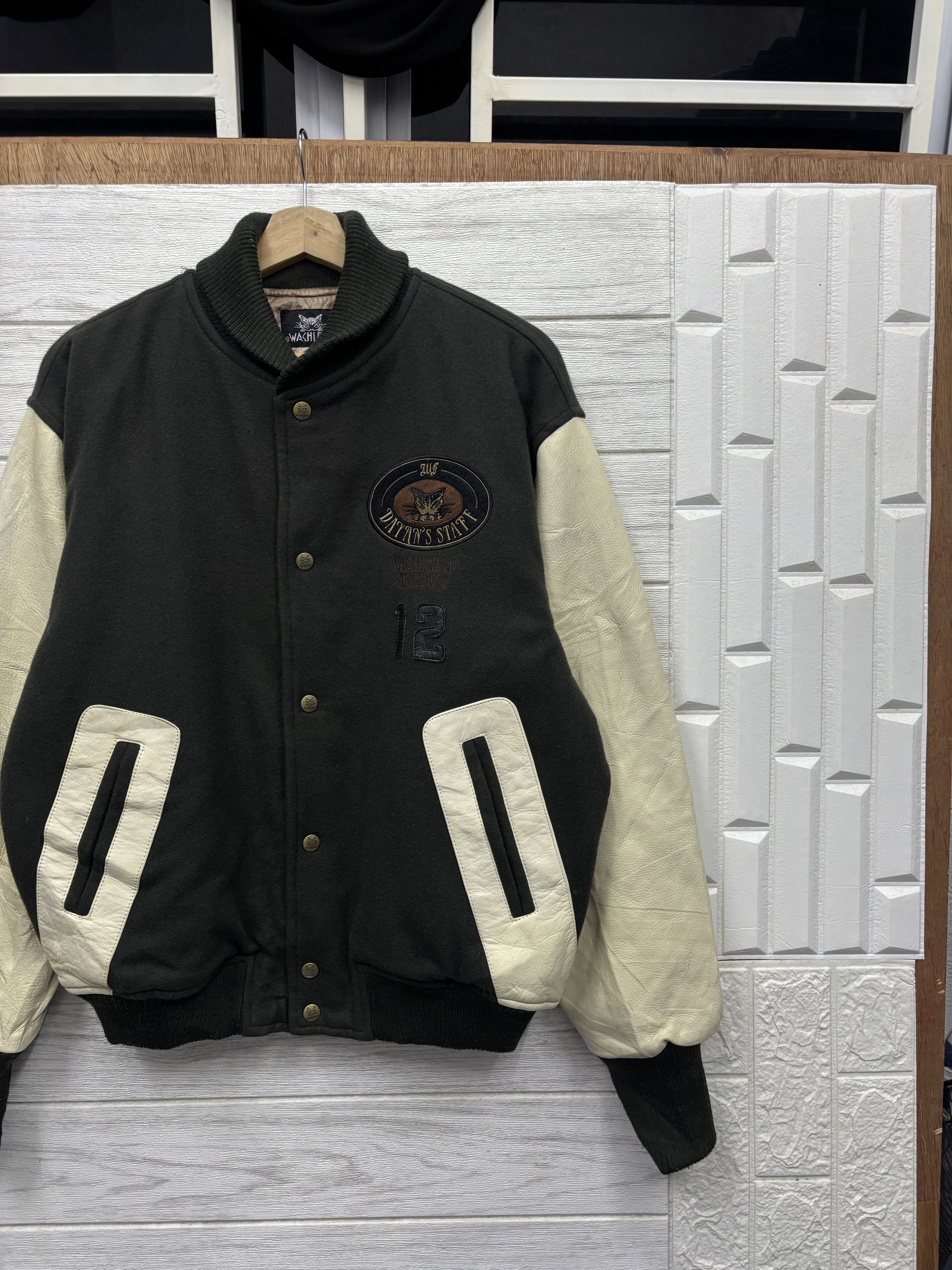 Japanese Brand VINTAGE 80’s JAPANESE WOOL VARSITY JACKET WACHIFIELD Size US L / EU 52-54 / 3 - 8 Thumbnail
