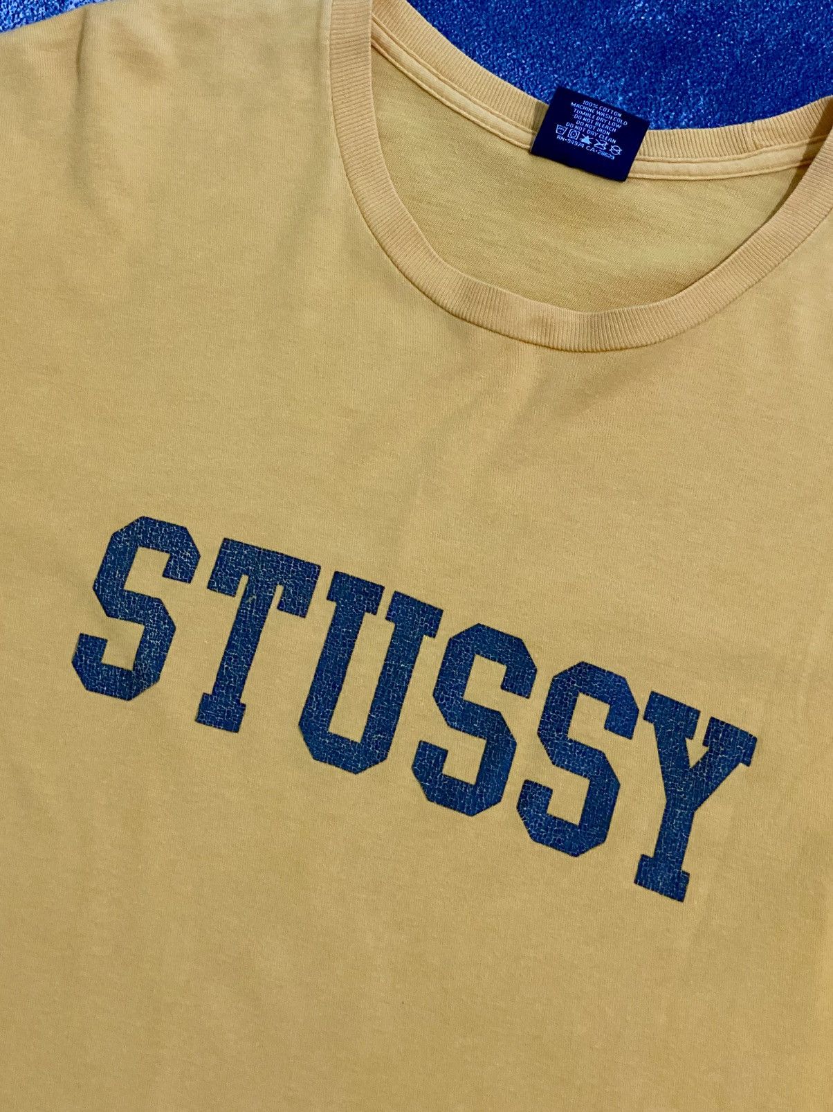 Stussy × Vintage STUSSY BASIC FONT Size US L / EU 52-54 / 3 - 2 Thumbnail