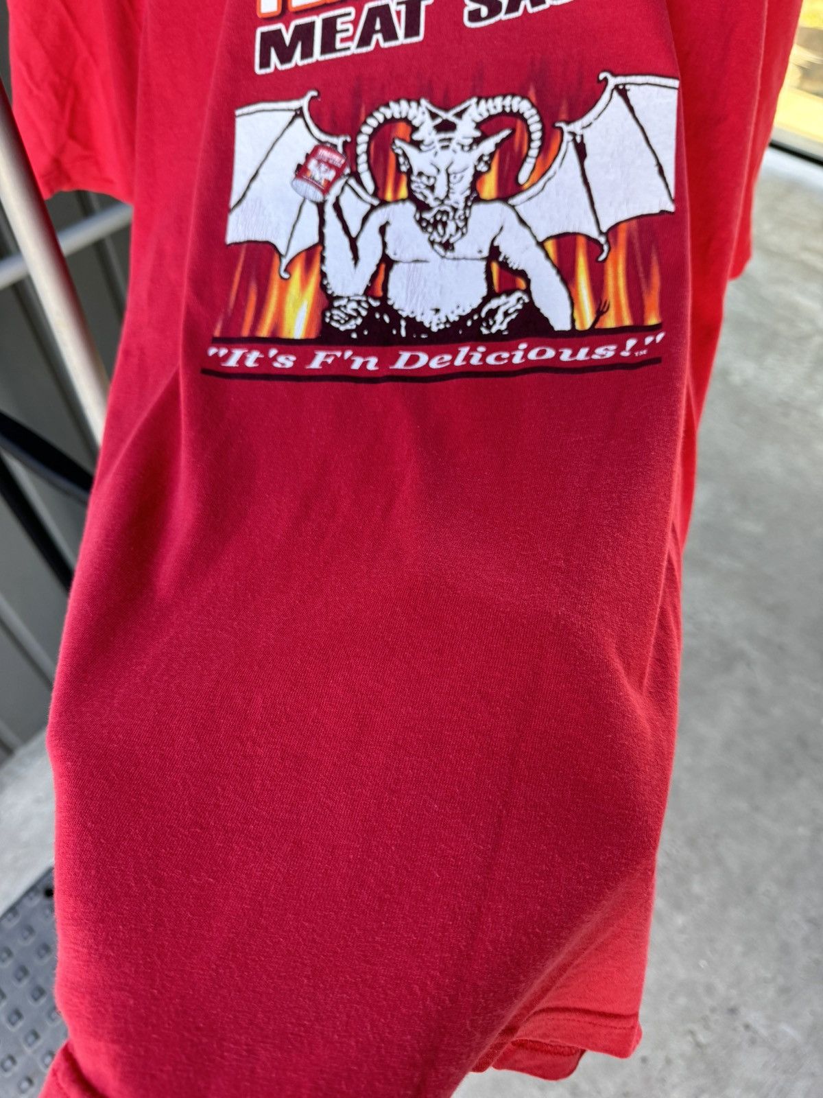 Band Tees × Vintage Vintage 2000s Tenacious D Meat Sauce T Shirt Devil Y2K Size US XL / EU 56 / 4 - 8 Thumbnail