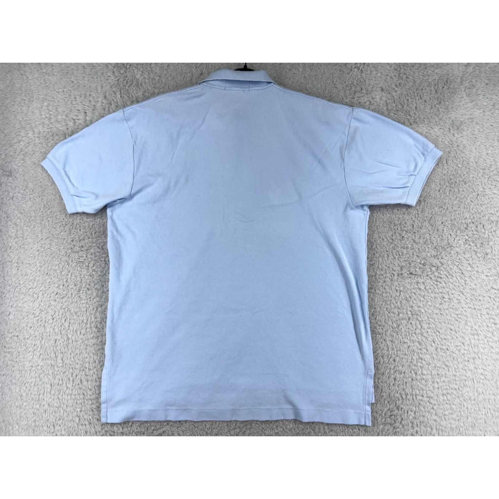Polo Ralph Lauren Polo Ralph Lauren Shirt Mens Large Blue 100% Cotton Jersey Fabric Golf Golfer Size US L / EU 52-54 / 3 - 2 Thumbnail