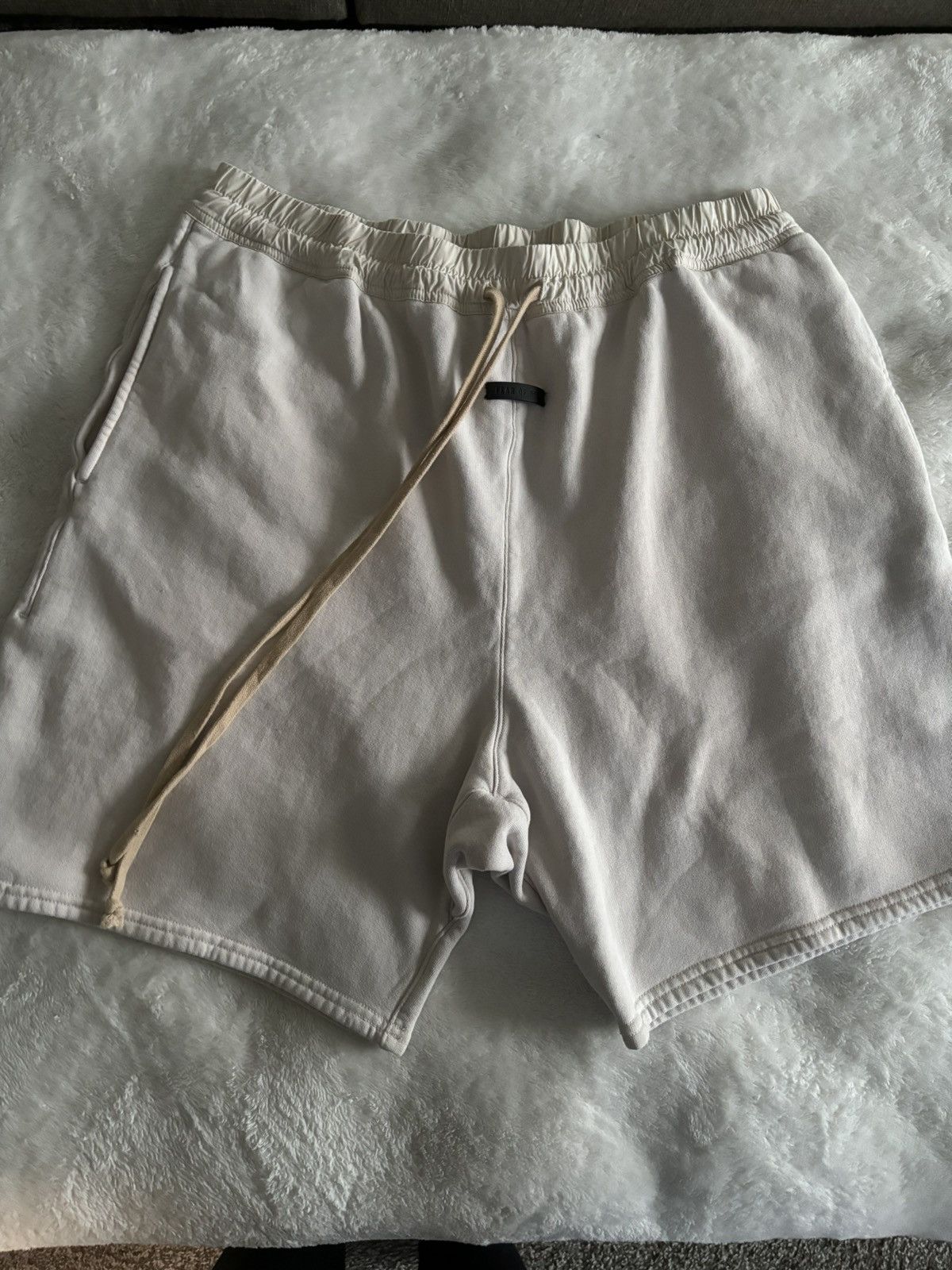 image of Fear Of God Seventh Collection Shorts in Beige, Men's (Size 38)